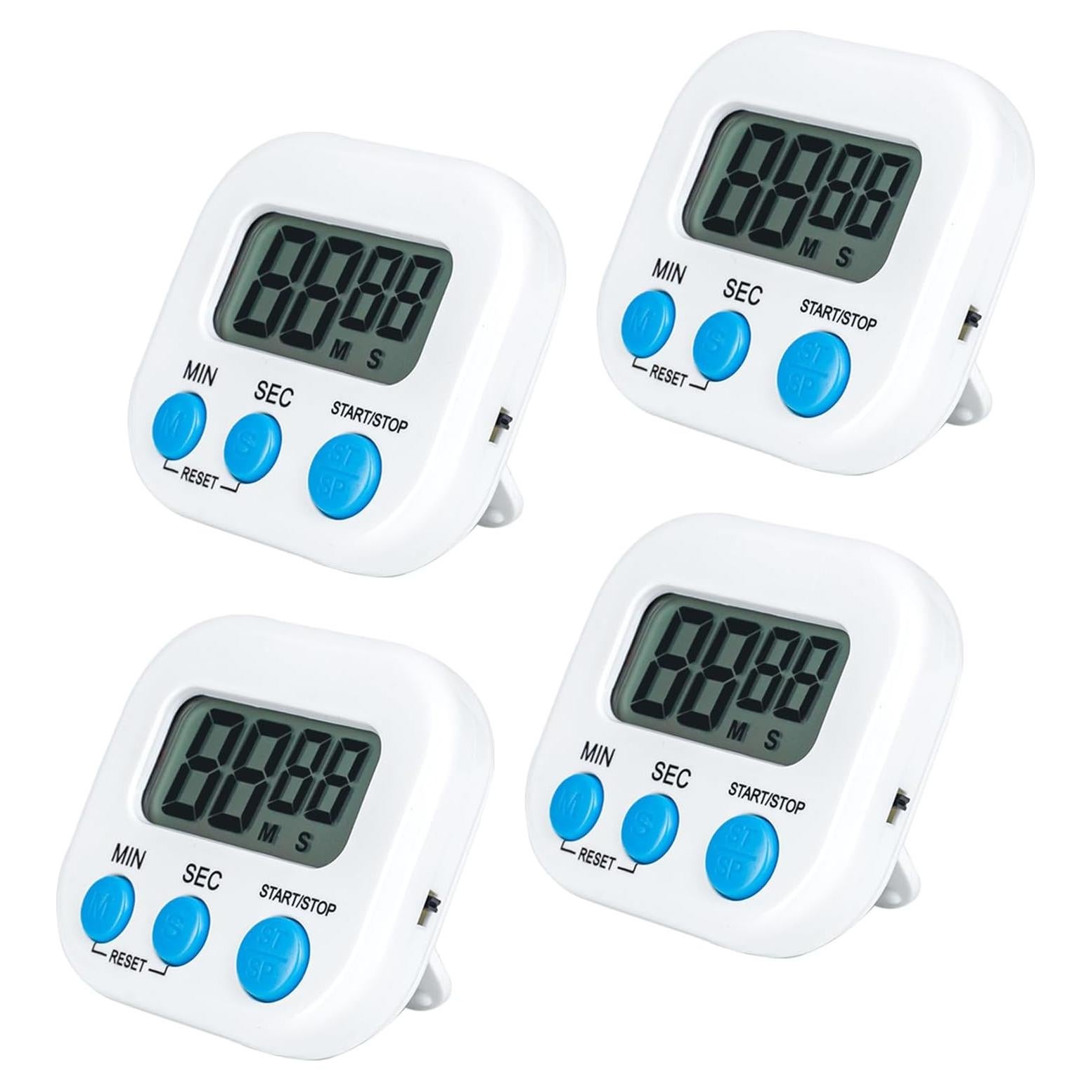 Temporizador de Cocina Digital Eggssentials - Paquete de 4