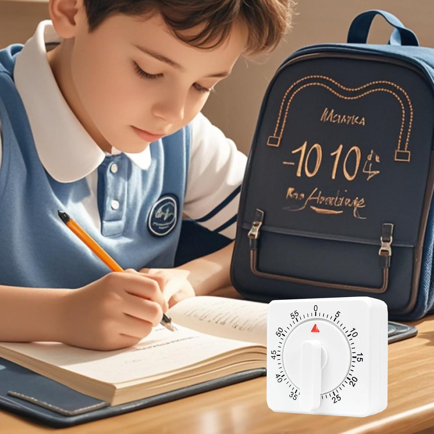 Temporizador de Cocina Mecánico WEST GOLD 60 Minutos Blanco