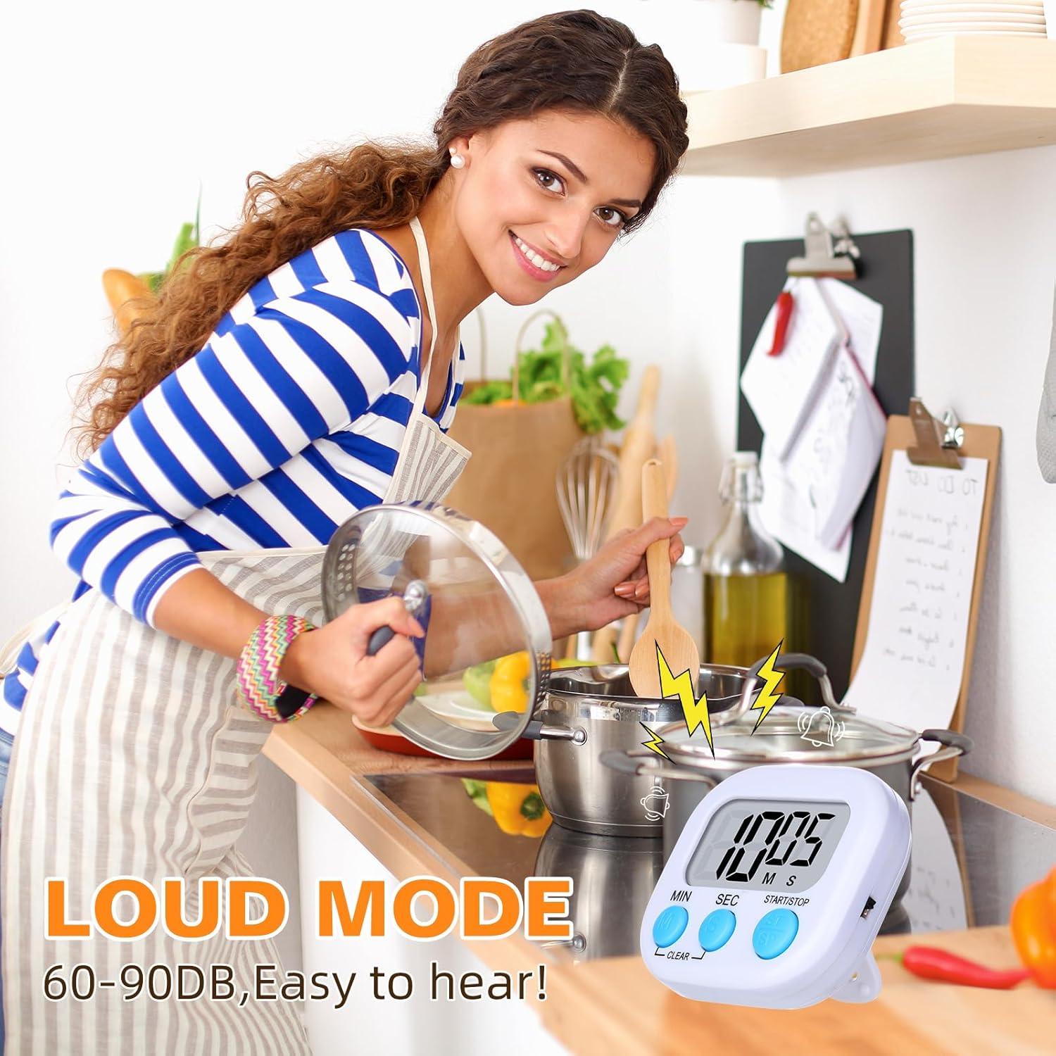 Paquete de 12 Temporizadores Digitales de Cocina Dualshine