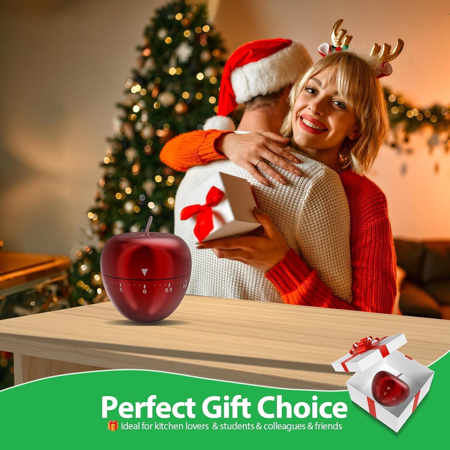 Temporizador de Cocina Mecánico HEMIPLEGIA Manzana Roja 60 Min