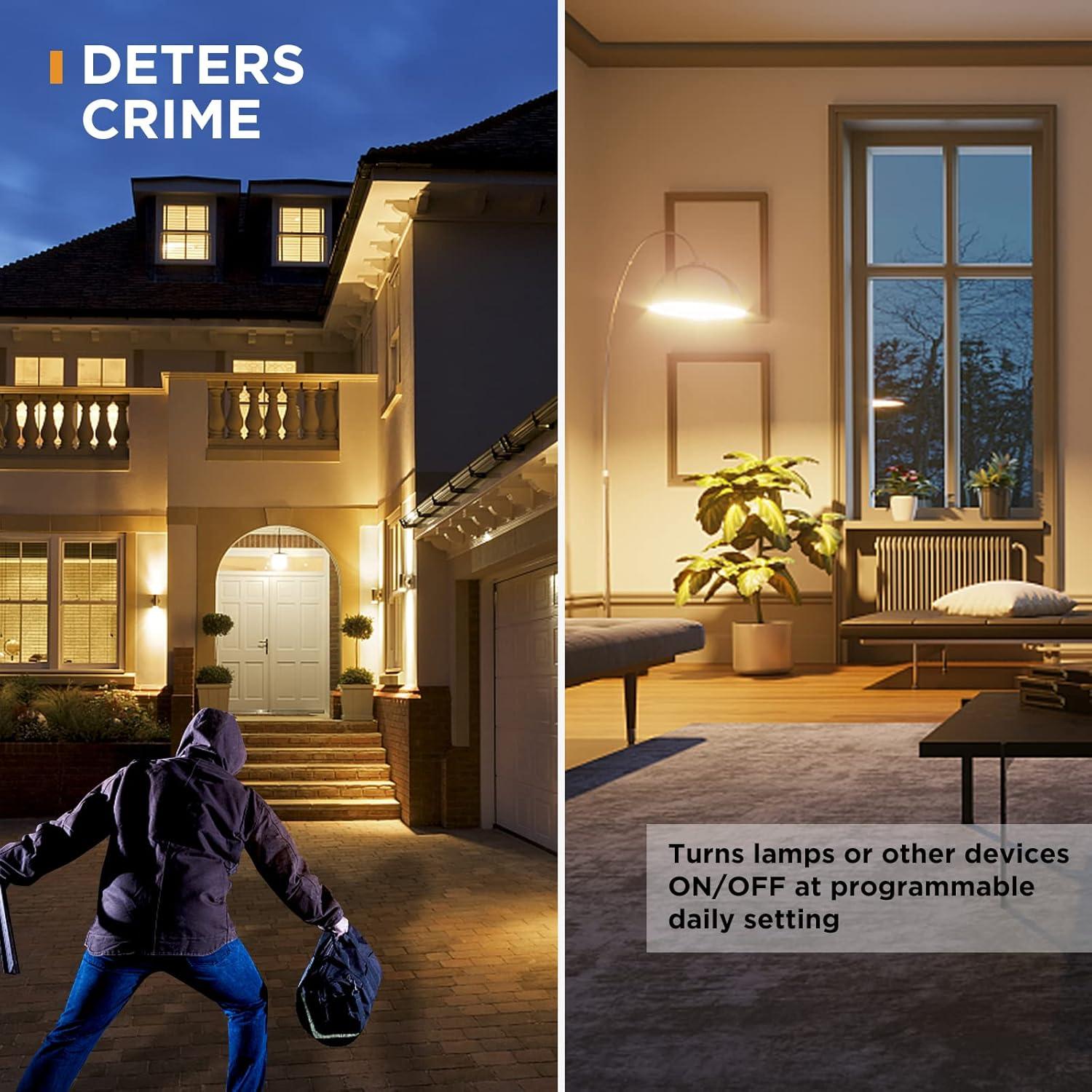 Temporizador Mecánico G-Homa 24 Horas 2 Salidas a Tierra