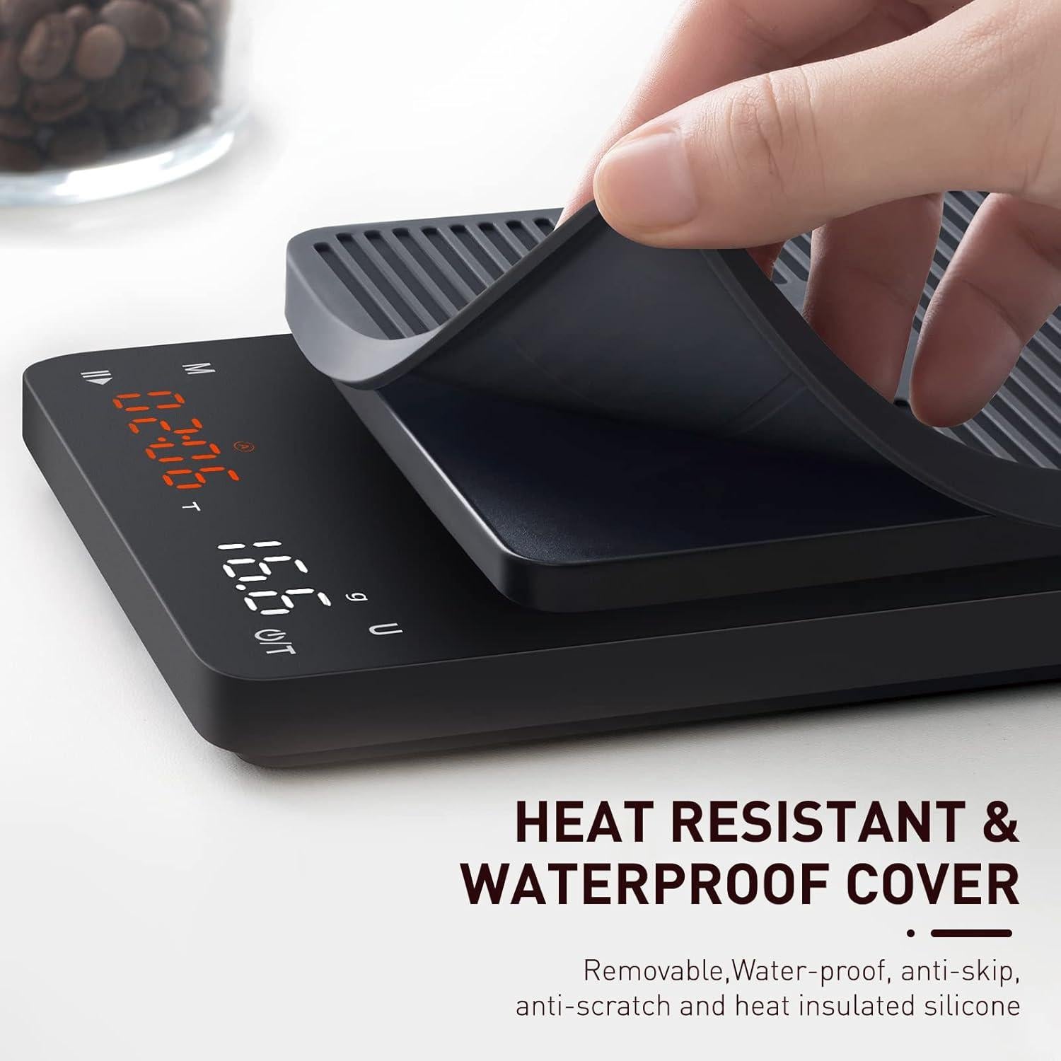 Balanza de Café BAGAIL BASICS 3 kg Alta Precisión con Temporizador