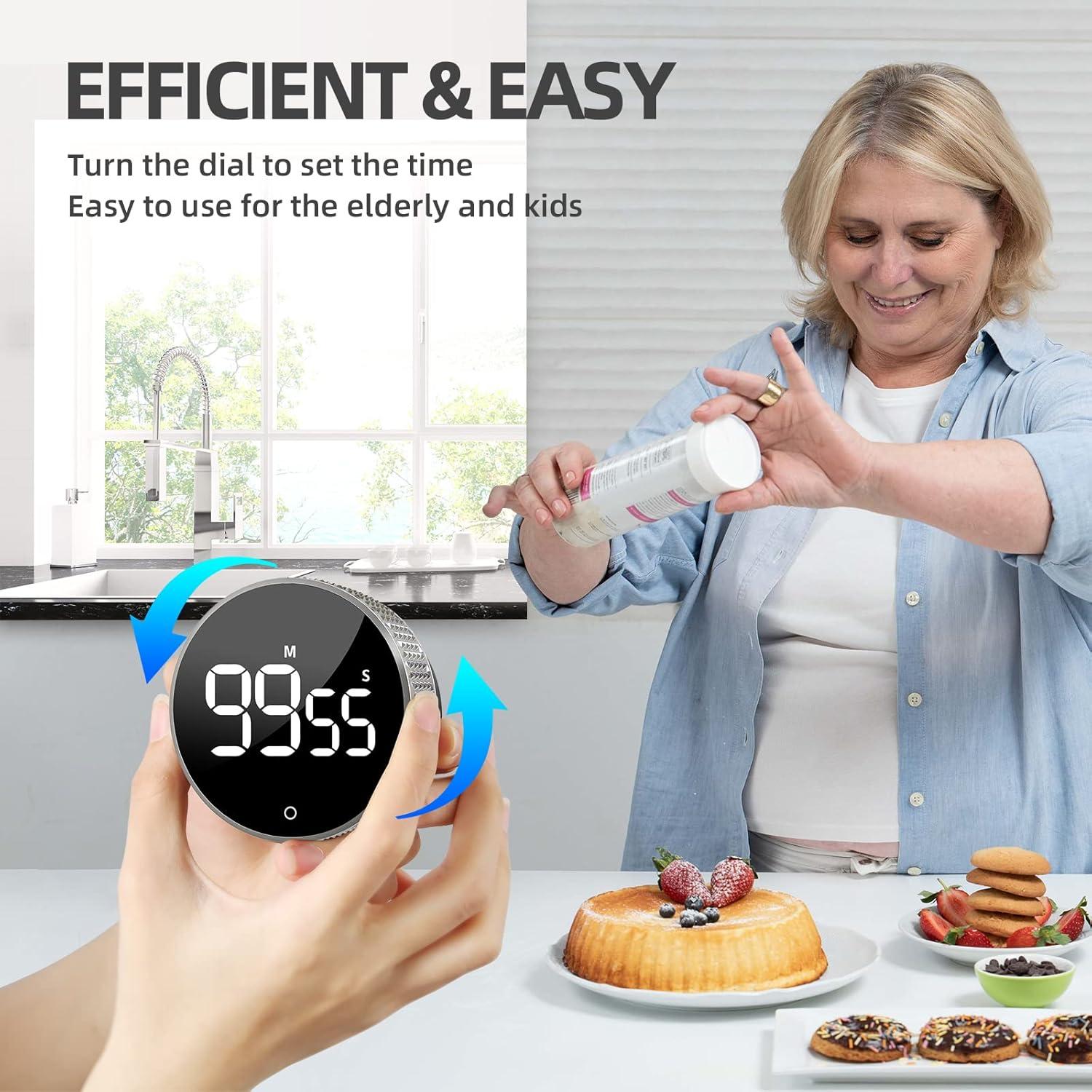 Temporizador Digital LFF Magnético con Pantalla LED 7.6cm