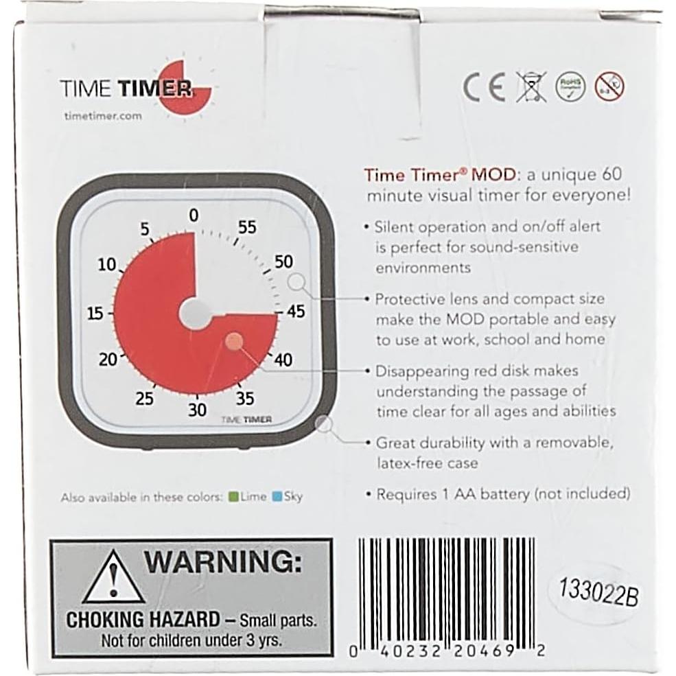 Temporizador Visual de Cuenta Regresiva TIME TIMER MOD 60 Minutos