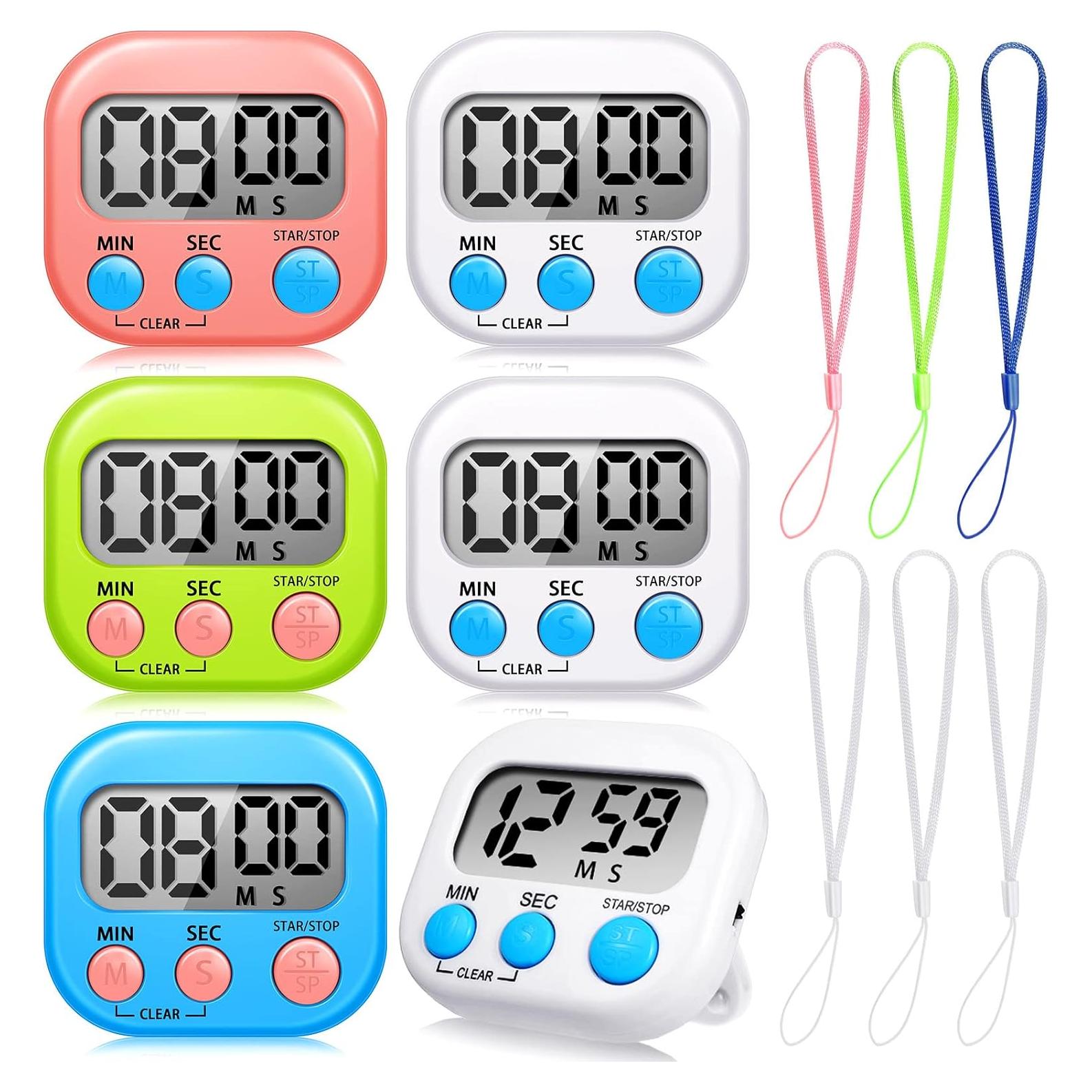 Temporizador Digital de Cocina Flutesan 6 Piezas Multicolor