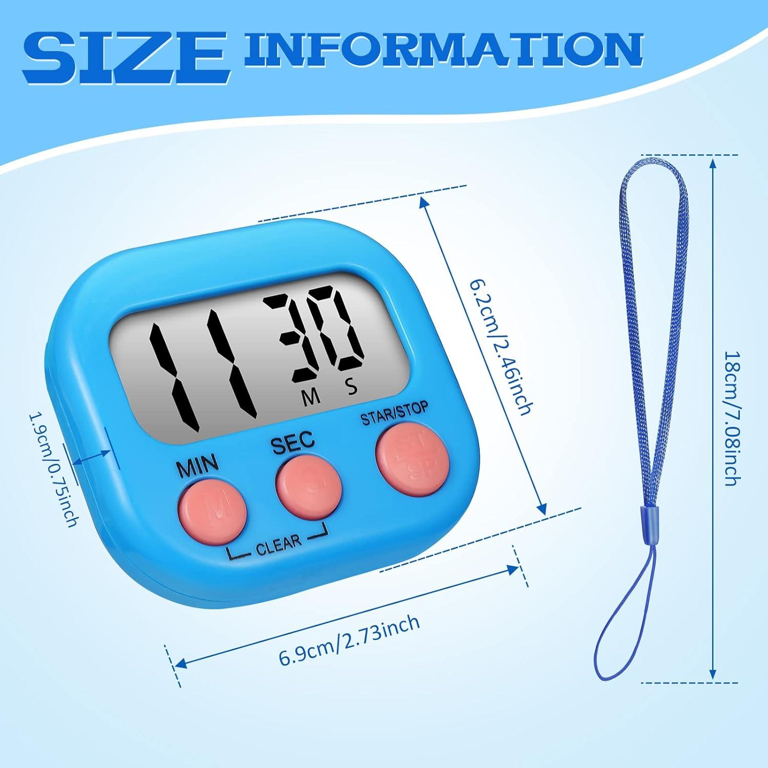 Temporizador Digital de Cocina Flutesan 6 Piezas Multicolor