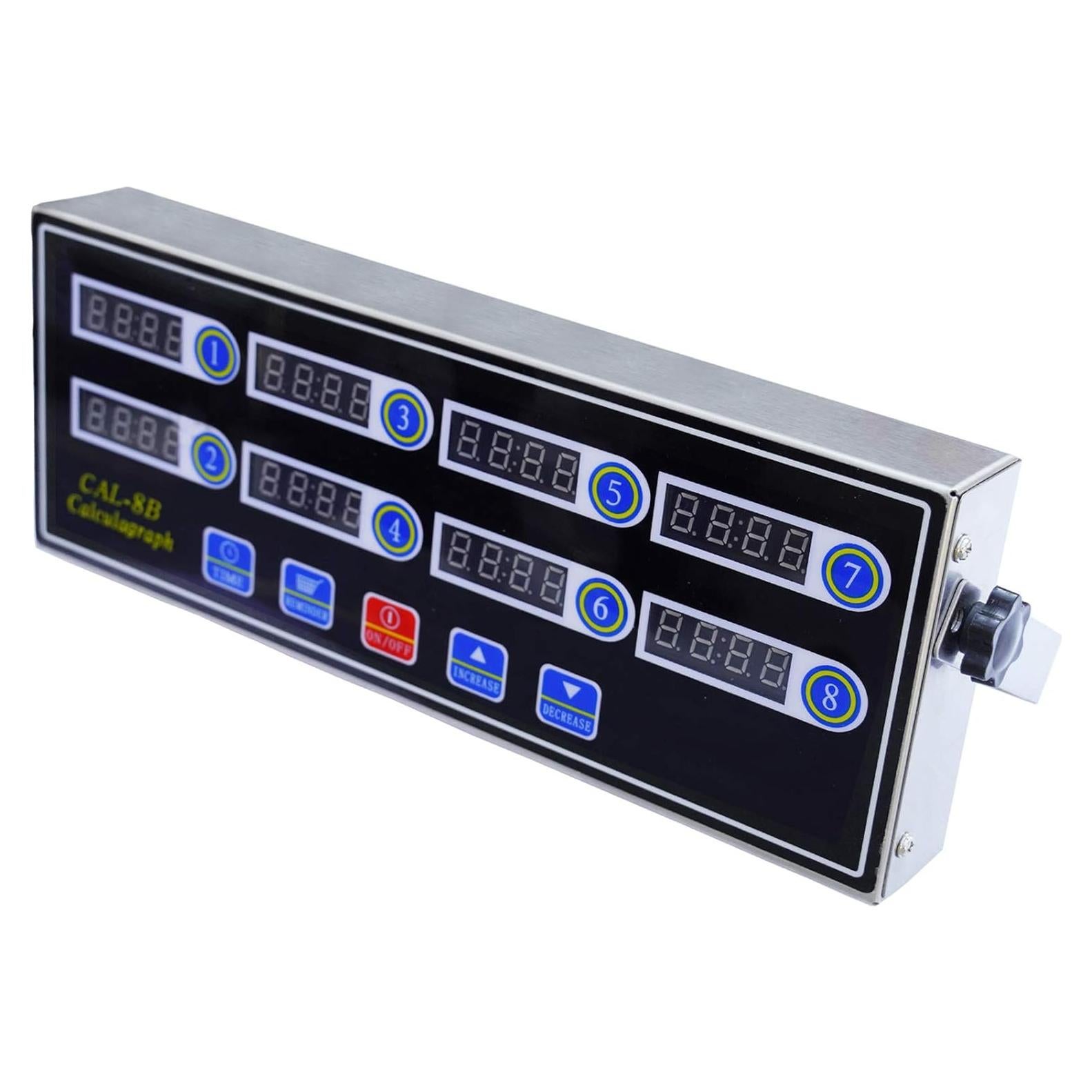 Temporizador Digital de Cocina EVEDMOT 8 Canales Acero Inoxidable