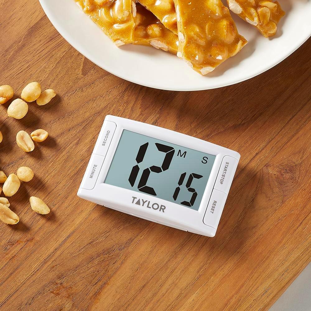 Temporizador Digital Taylor 5853 con Alarma Fuerte y Pantalla Grande