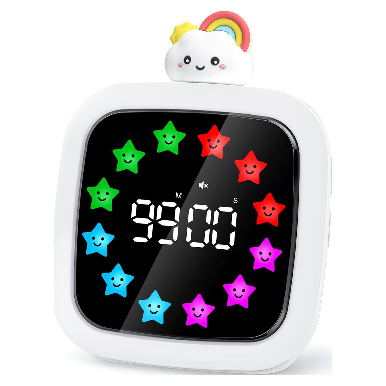 Temporizador Visual Digital Yunbaoit Arcoíris 99 Minutos