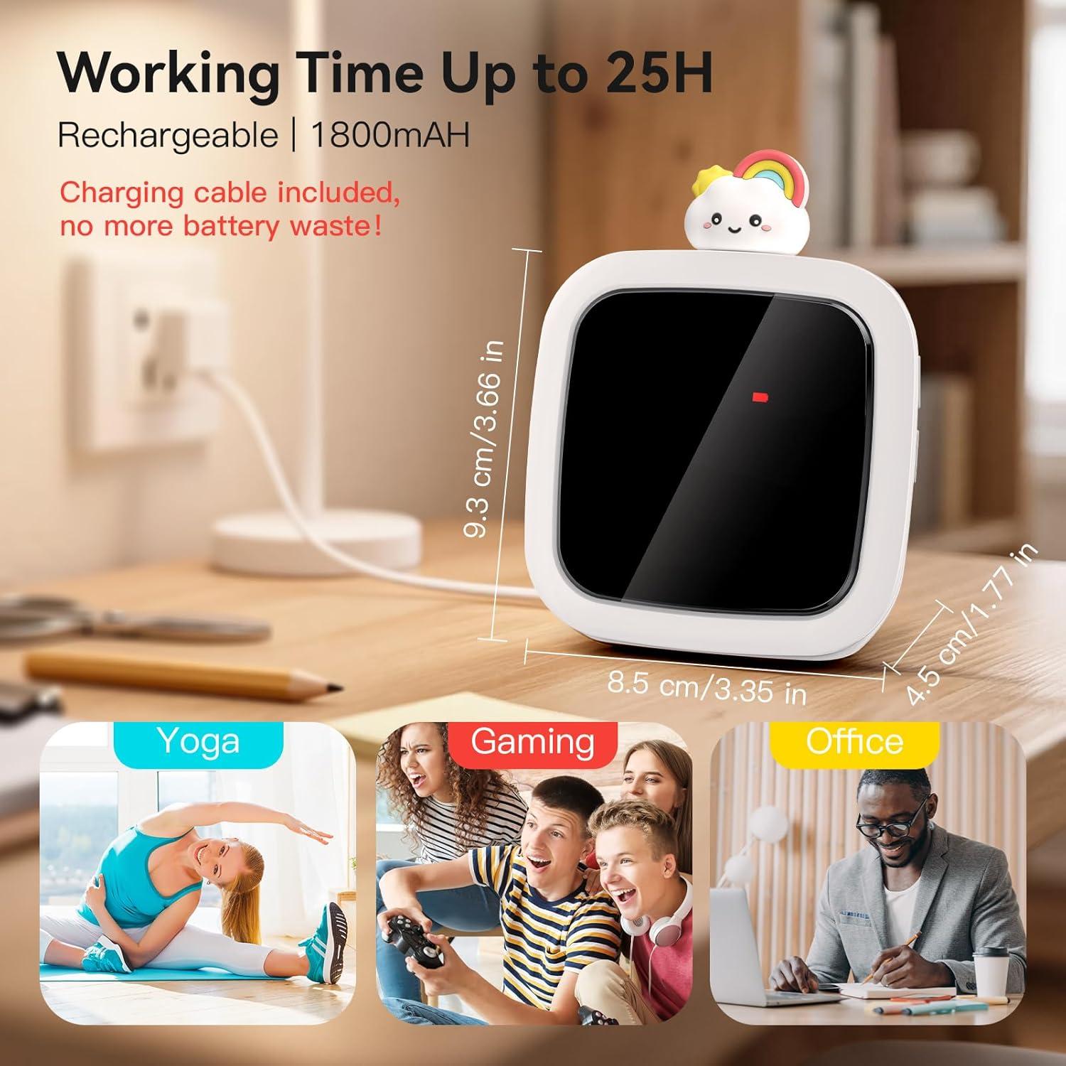 Temporizador Visual Digital Yunbaoit Arcoíris 99 Minutos