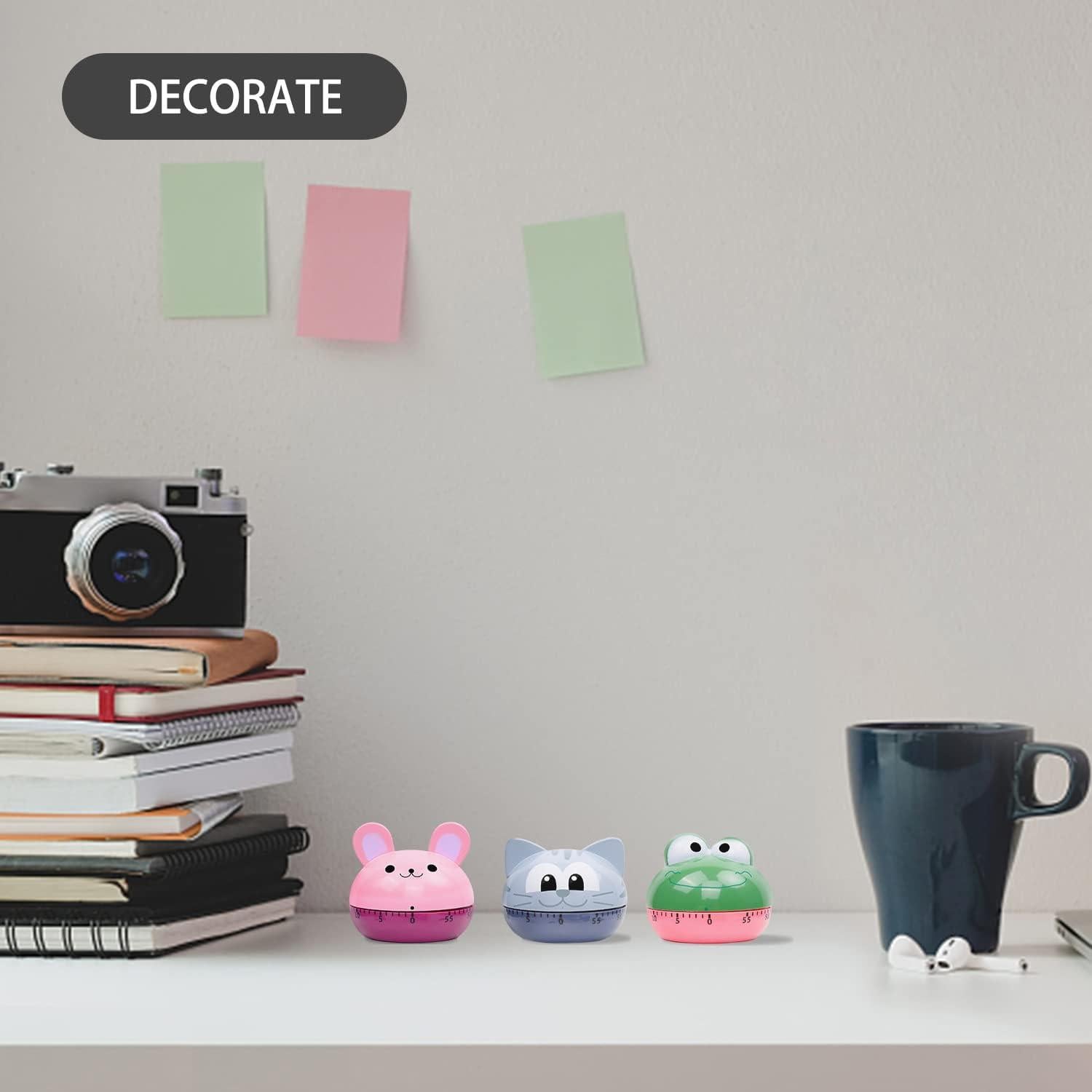 Temporizador de Cocina Mecánico AUDRWALL Gato Gris 85.7g