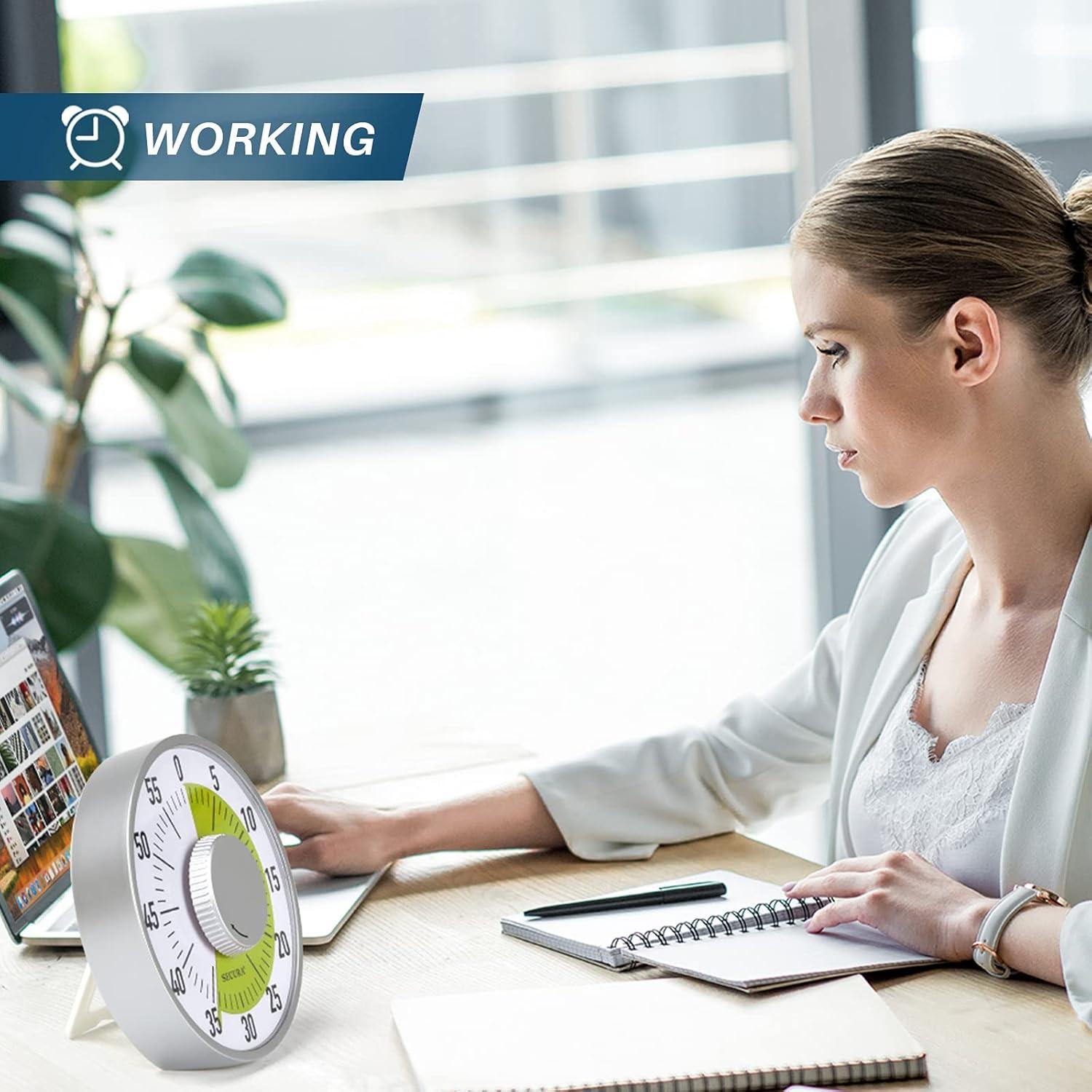 Temporizador Visual Secura 60 Minutos Mecánico Verde