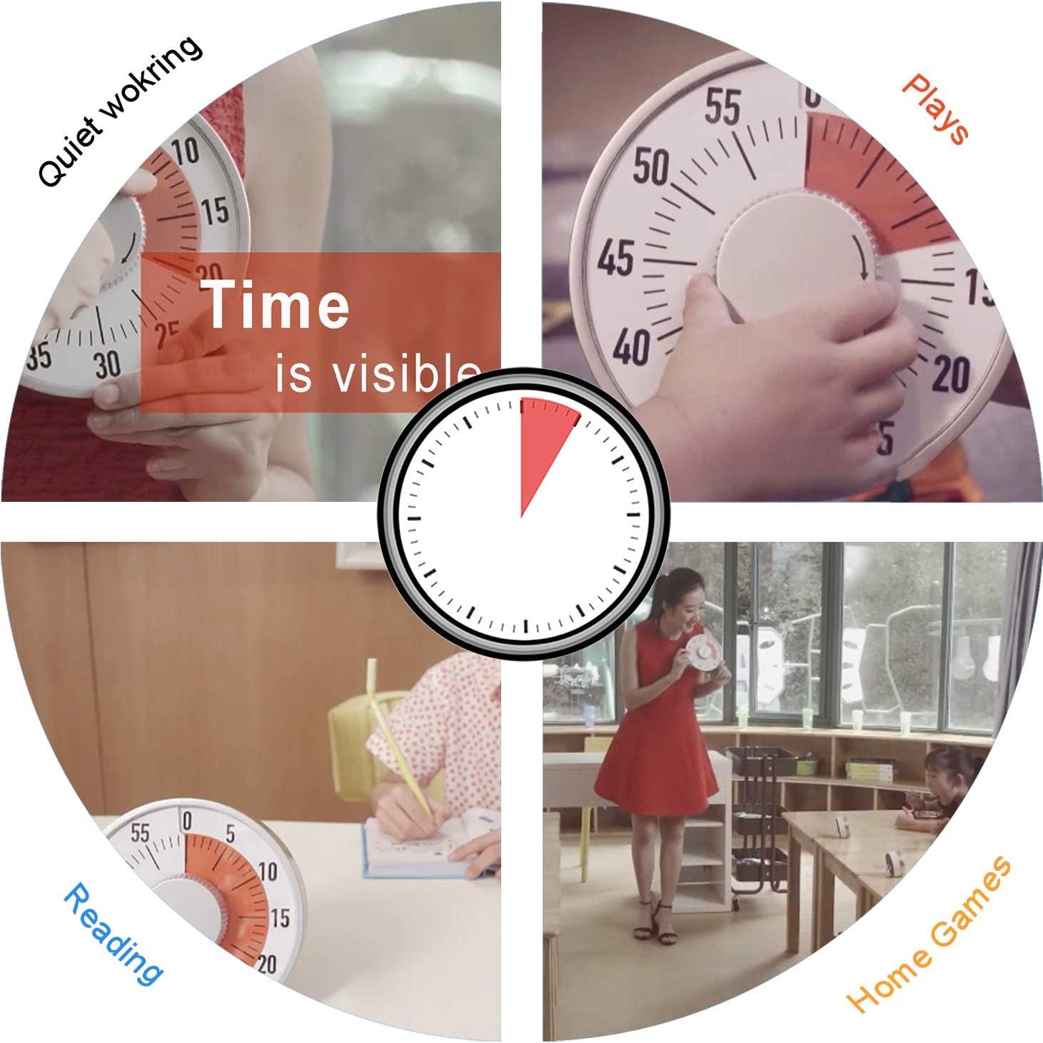 Temporizador de Cocina Lavigo LT21-TC 19 cm Visual Silencioso