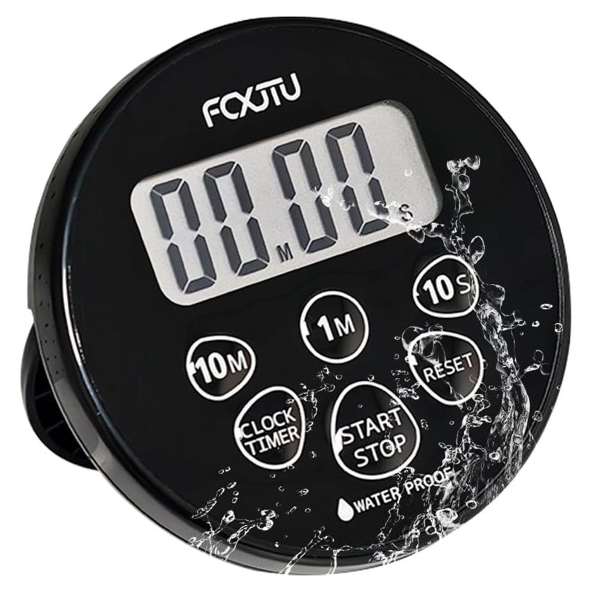 Temporizador de Ducha Impermeable FCXJTU con Alarma 99min