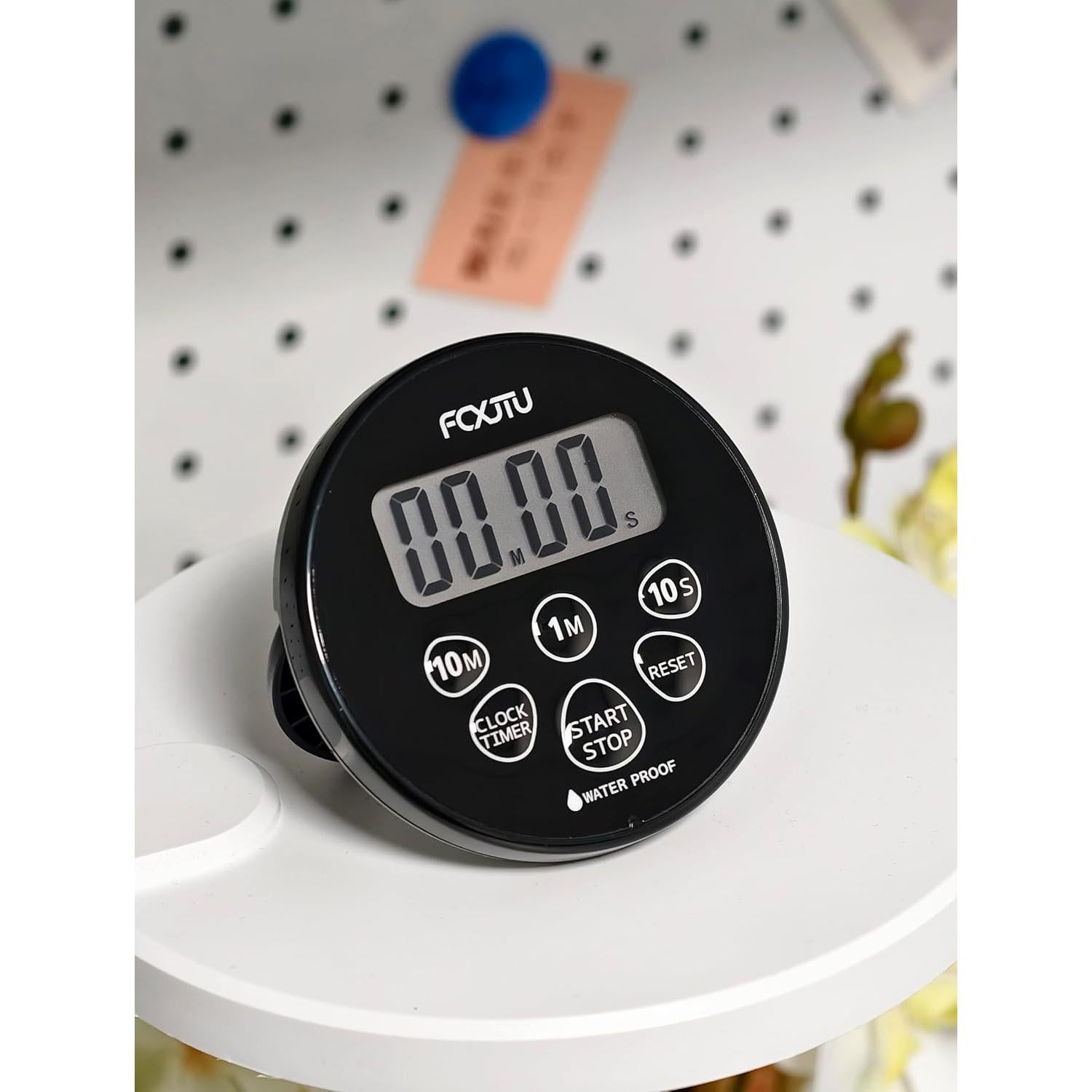 Temporizador de Ducha Impermeable FCXJTU con Alarma 99min