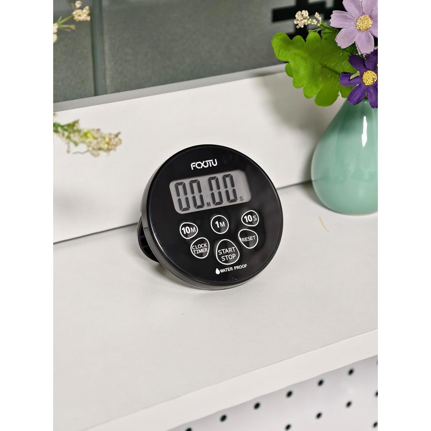 Temporizador de Ducha Impermeable FCXJTU con Alarma 99min