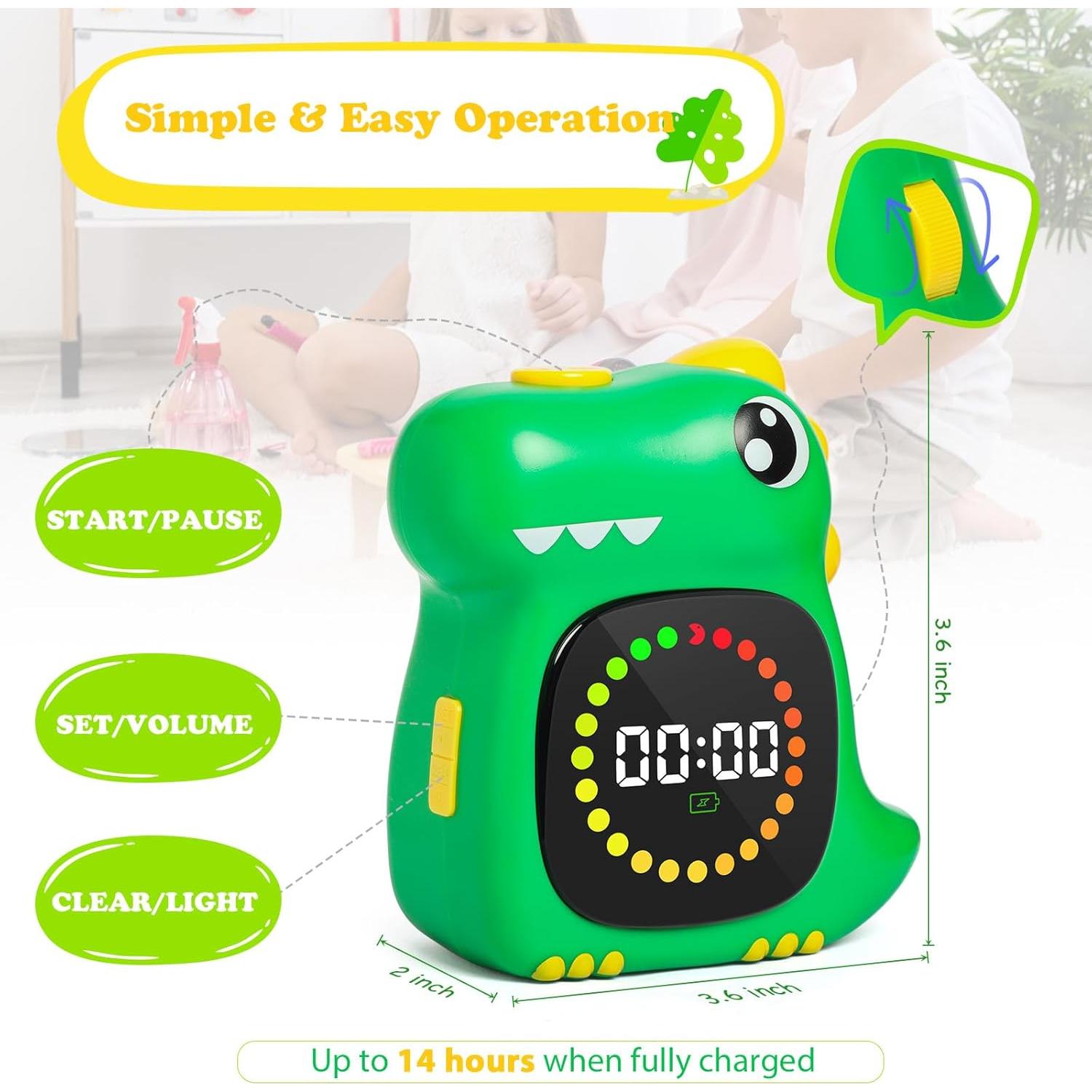 Temporizador Visual Doli Yearning para Niños 99 Min Verde