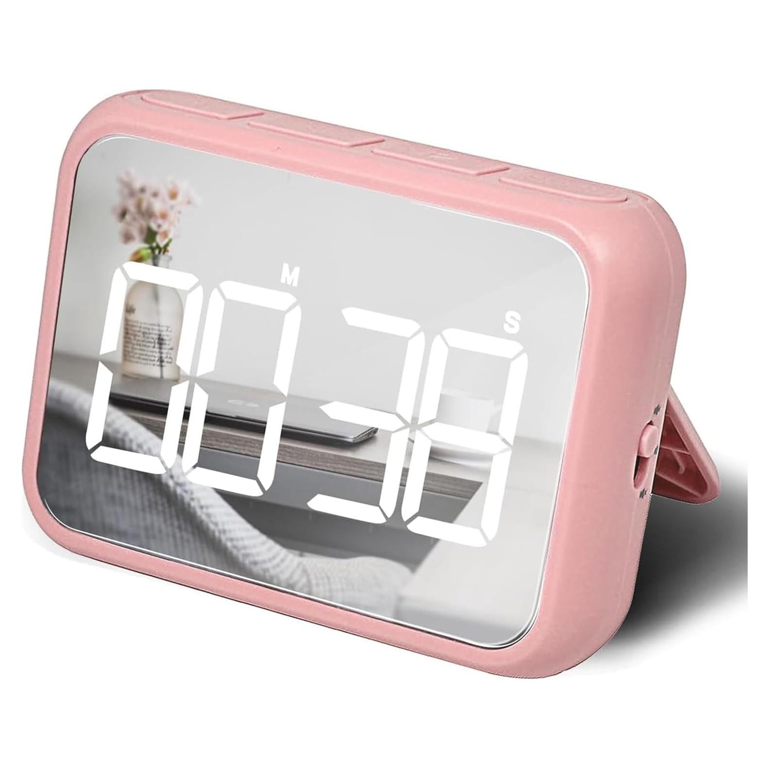 Temporizador Digital de Cocina Rohome Rosa 99 Minutos Pantalla 10.16 cm