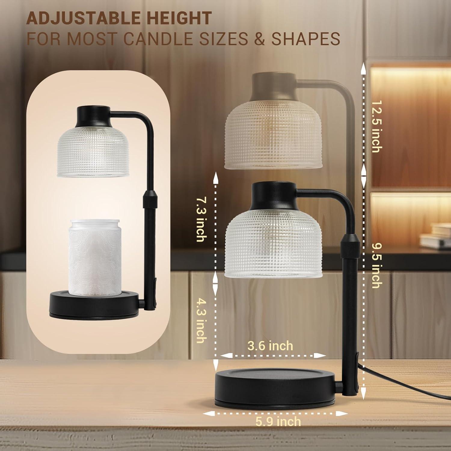 Lámpara Calentadora de Velas KLL Vintage con Temporizador 290 Lúmenes