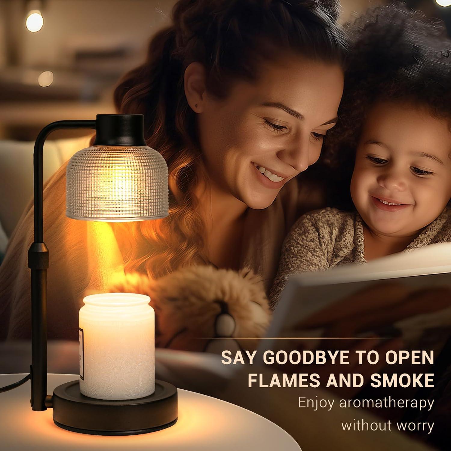 Lámpara Calentadora de Velas KLL Vintage con Temporizador 290 Lúmenes