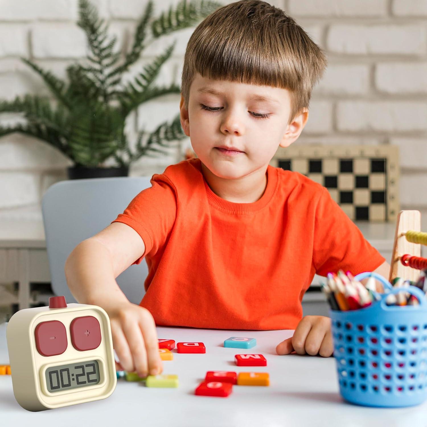 Temporizador Digital KADAMS Amarillo para Cocina y Aula