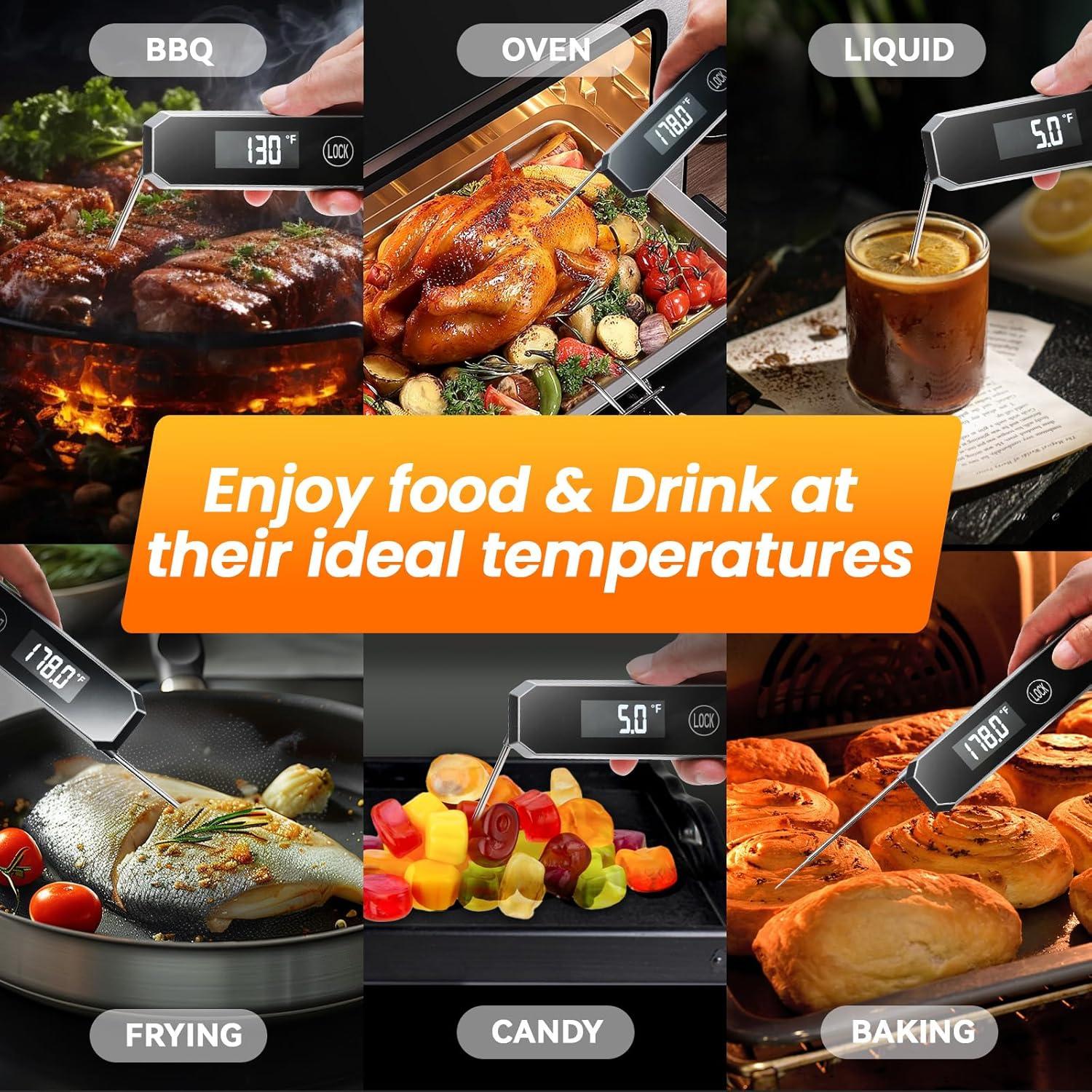 Termómetro Digital de Carne XBelmber - Lectura Instantánea 0.5s