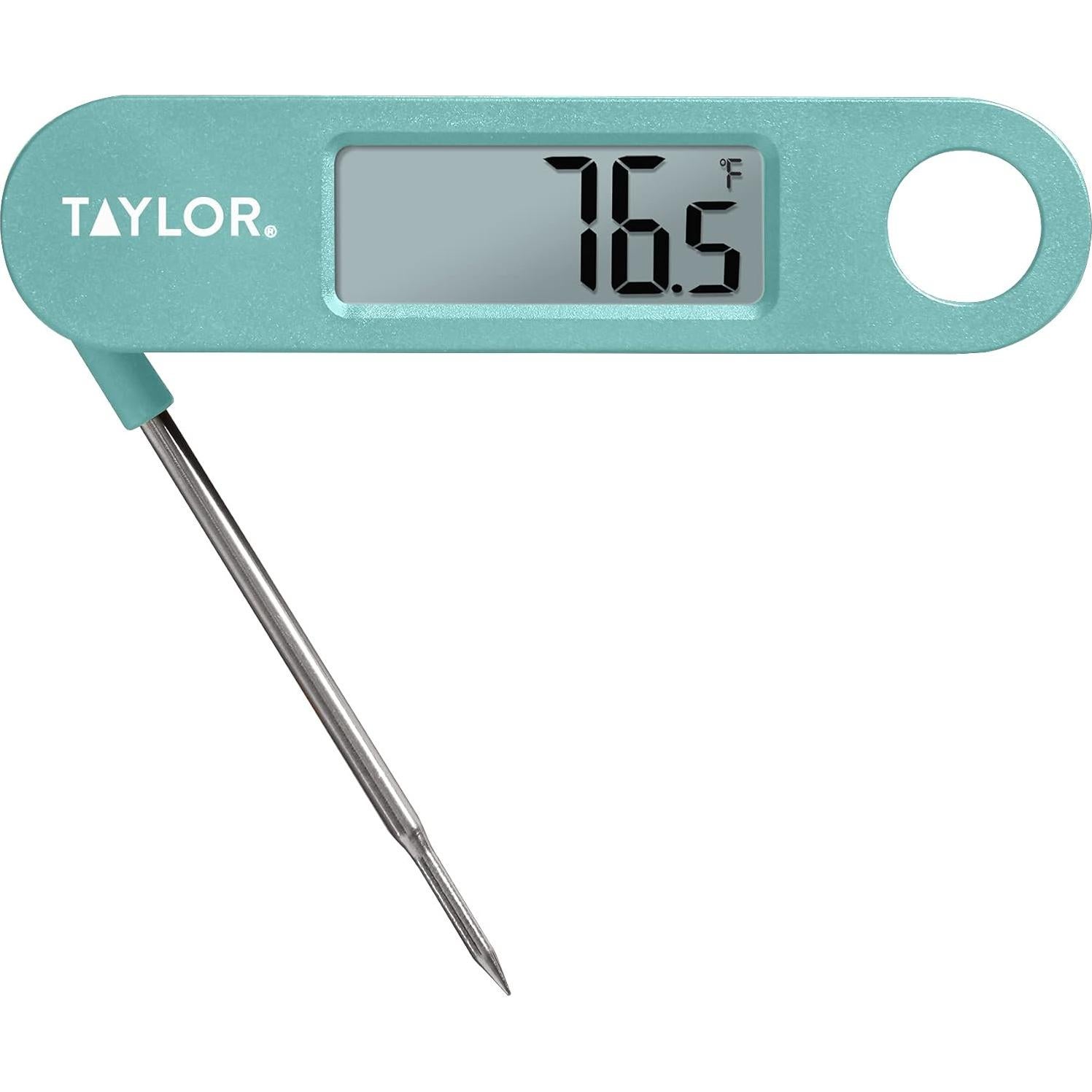 Termómetro Digital de Cocina Taylor 1476TL Sonda Plegable LCD