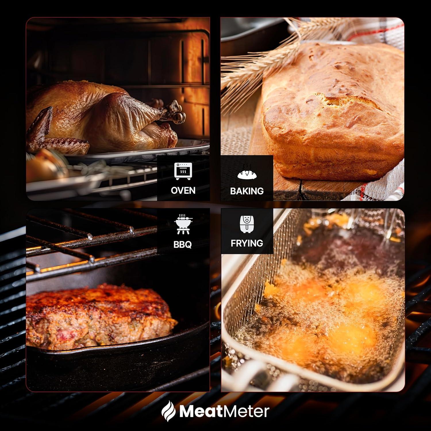 Termómetro Digital de Carne MeatMeter - Lectura Rápida e Impermeable