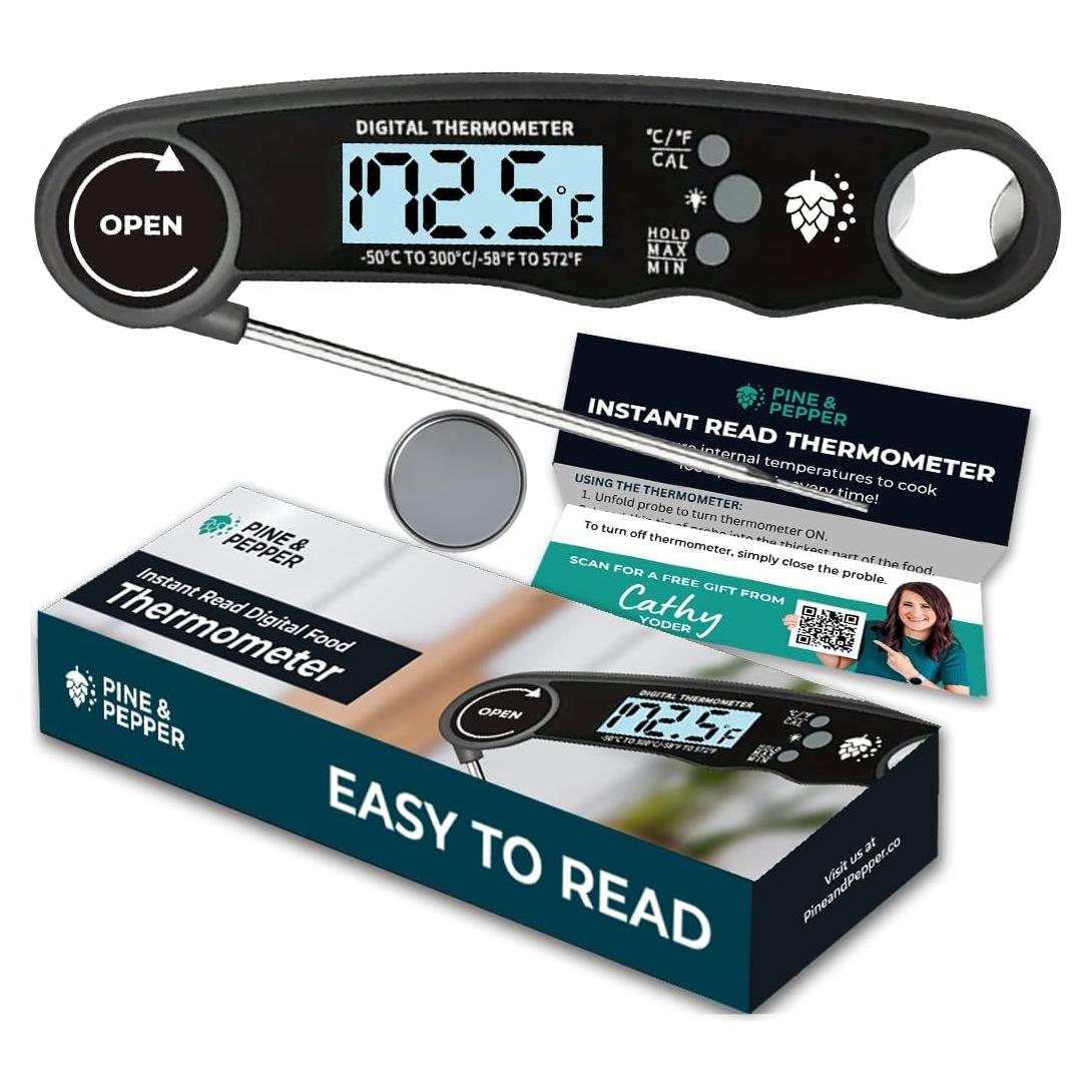 Termómetro Digital de Carne Cathy Yoder - Lectura Instantánea