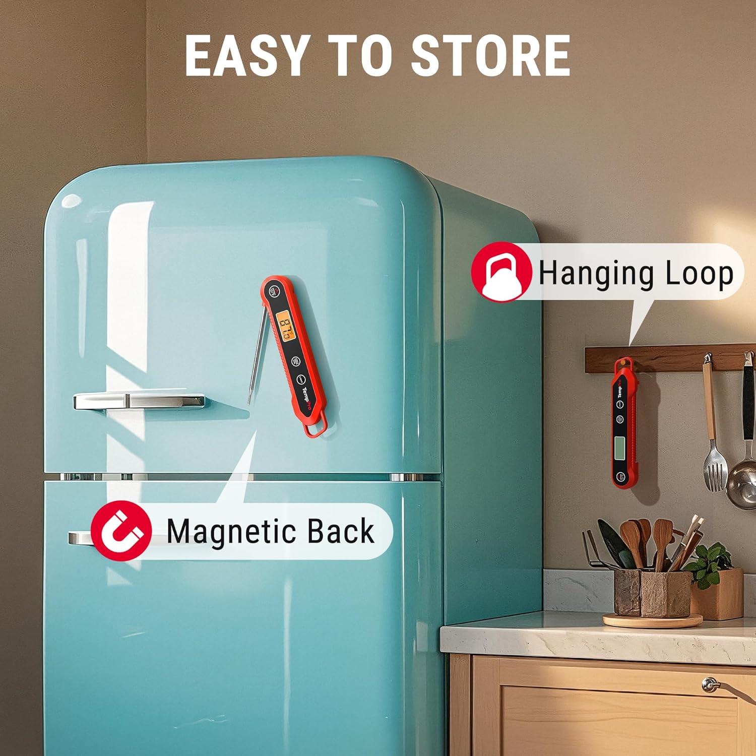 Termómetro Digital Instantáneo TempPro a Prueba de Agua 0.5°C