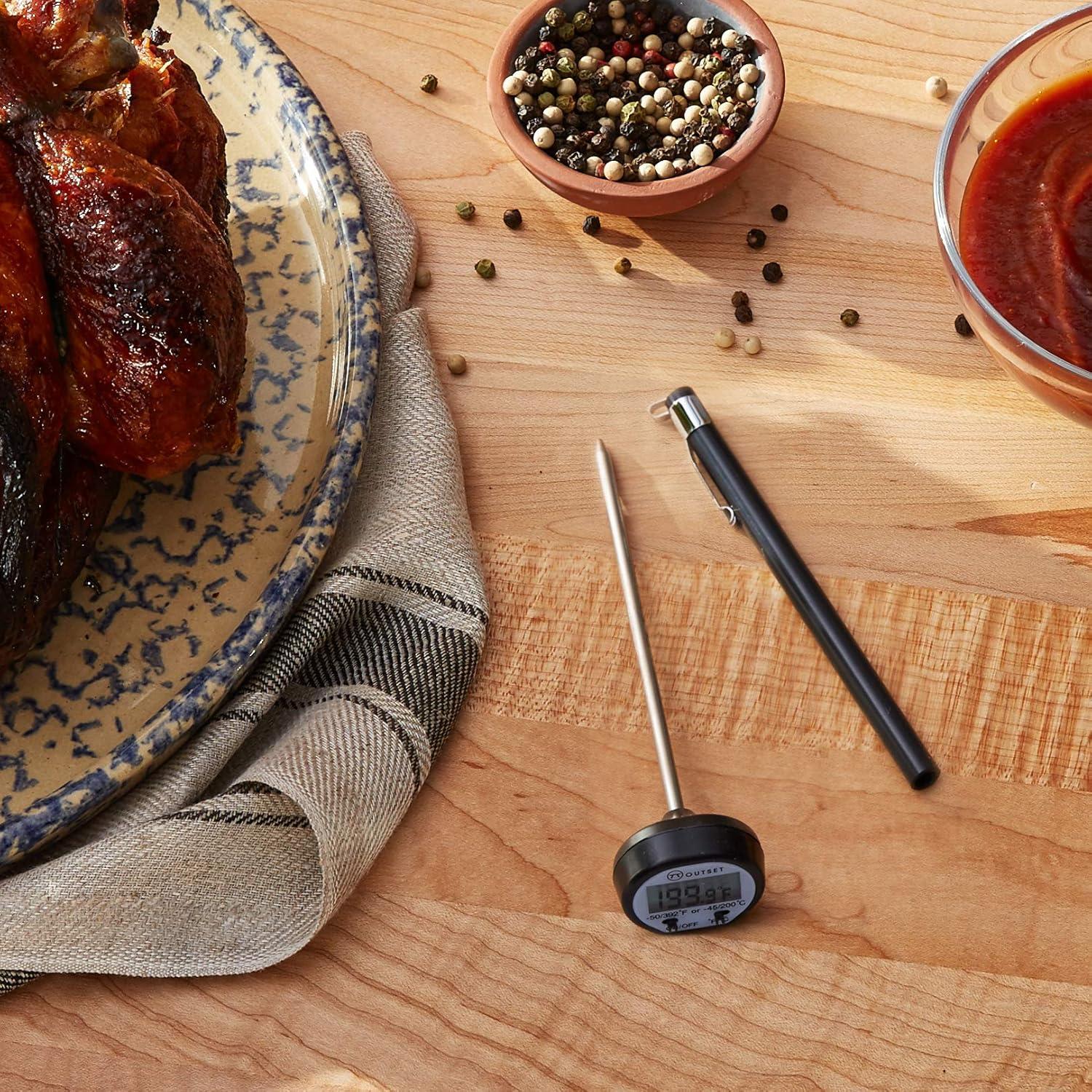 Termómetro Digital Instantáneo Outset F800, Acero Inoxidable