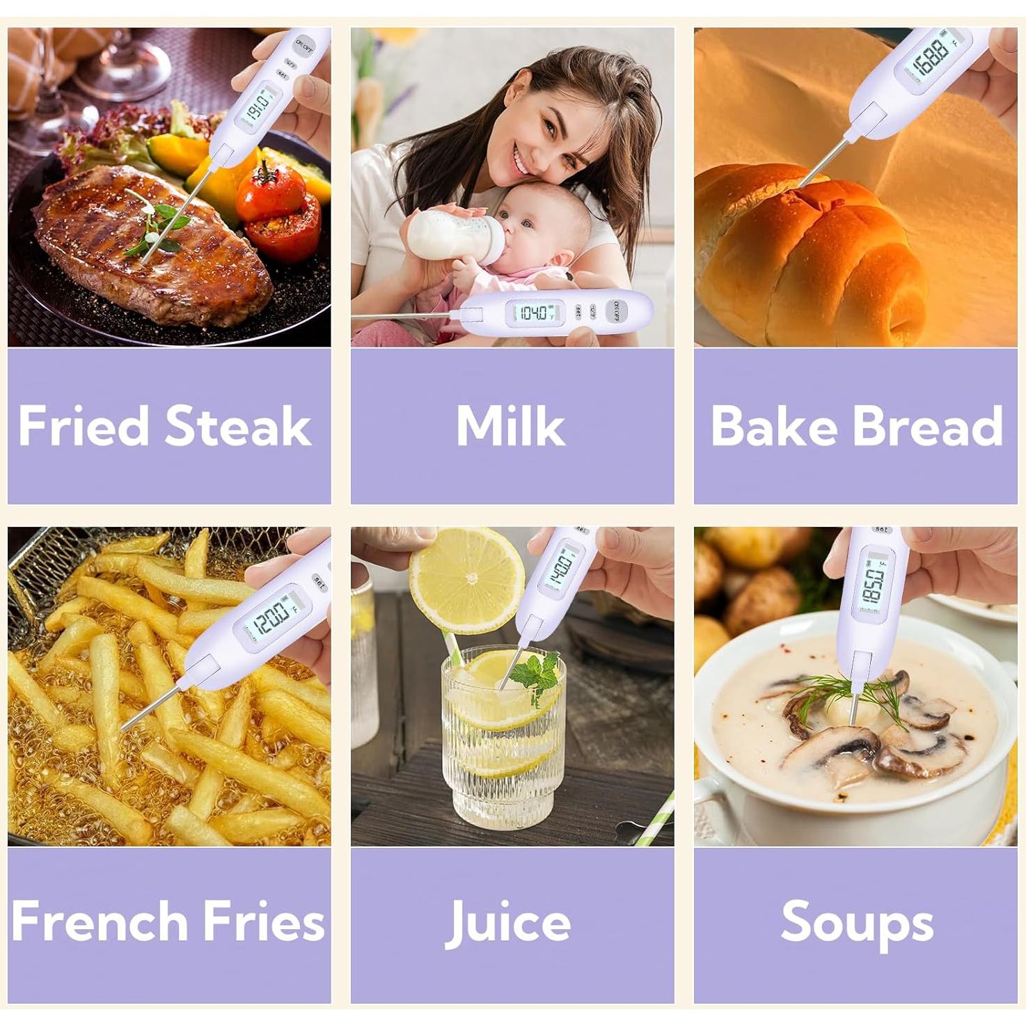 Termómetro Digital de Carne Boutarzy - Lectura Instantánea 300°C