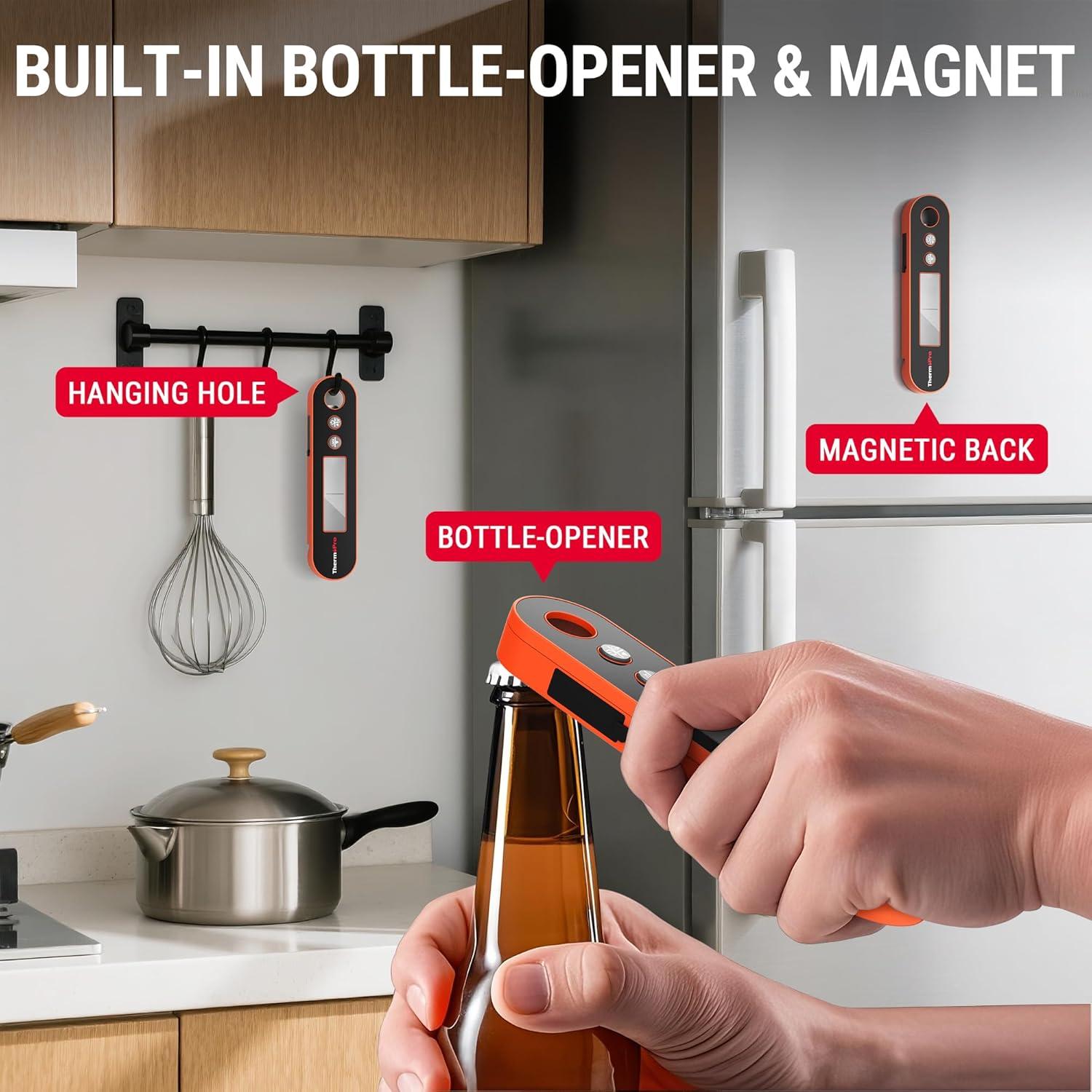 Termómetro de carne ThermoPro con 2 sondas y alarma