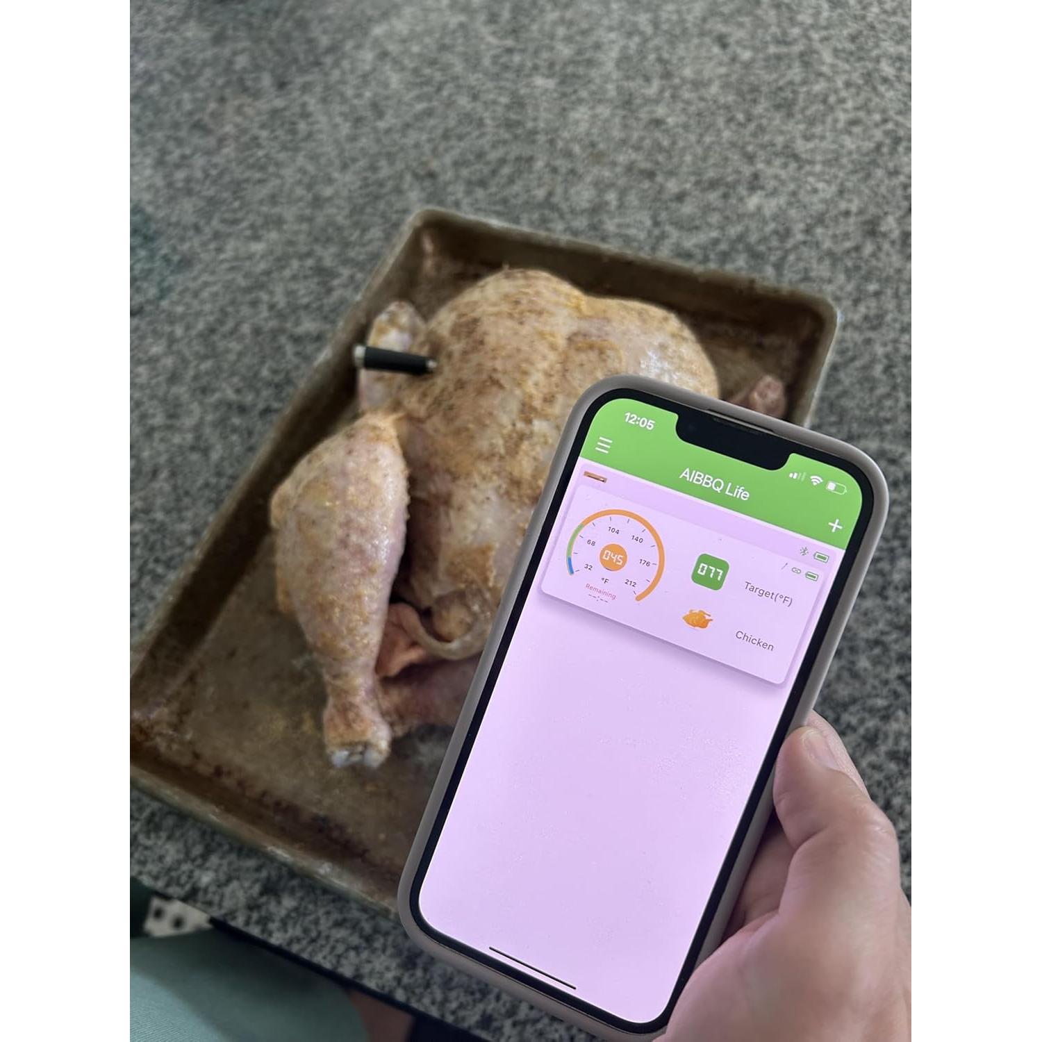 Termómetro de Carne Digital Grill Sync Inalámbrico Bluetooth