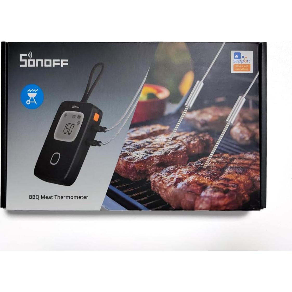 Termómetro de Carne SONOFF BMT01 Inalámbrico con 2 Sondas