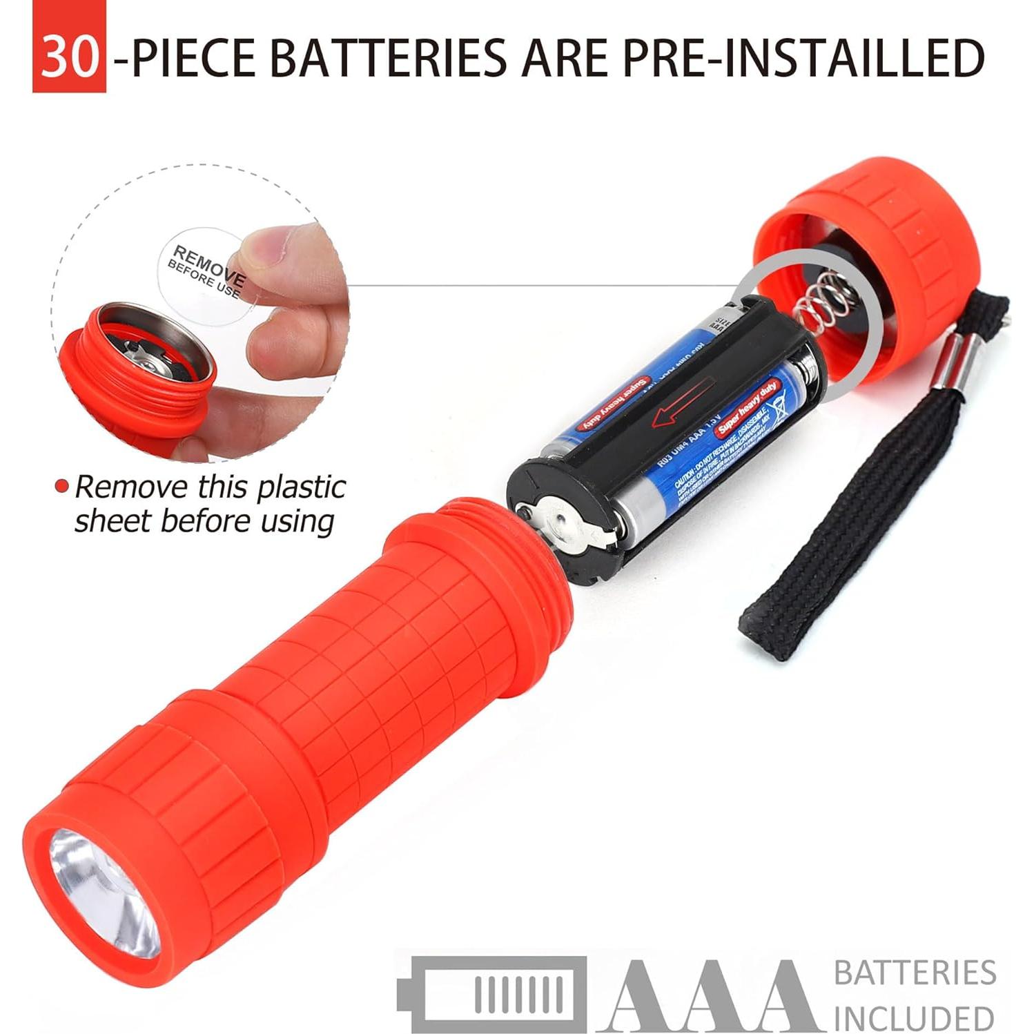 Juego de Linternas Mini FASTPRO 10-Pack 100 Lúmenes LED