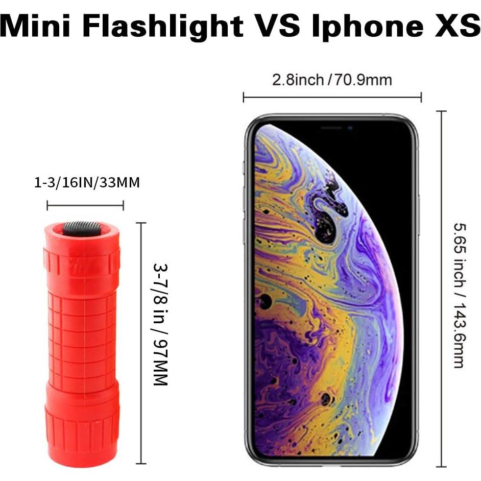 Paquete de 30 Linternas Mini Whaply COB LED con Baterías