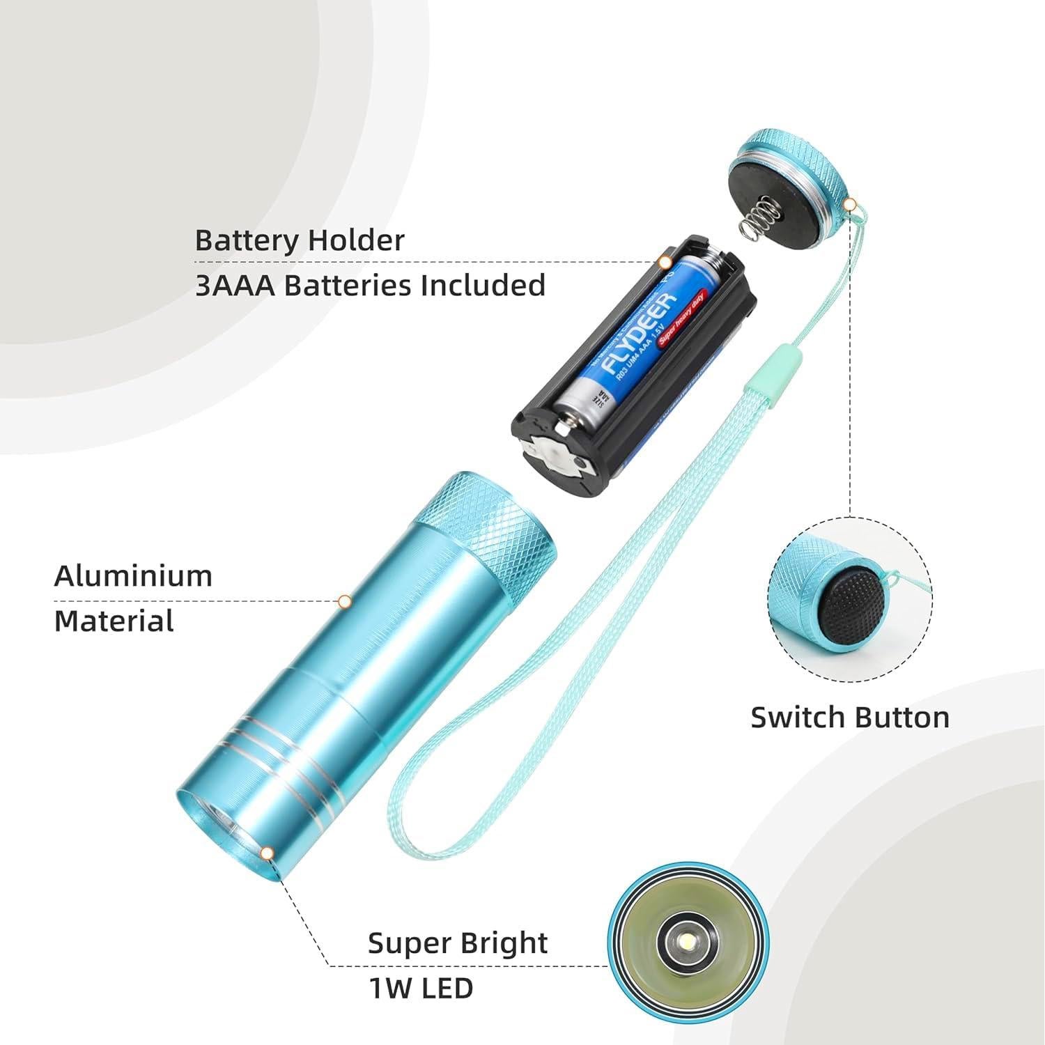 Paquete de 6 Linternas Mini LED Hilngav para Niños