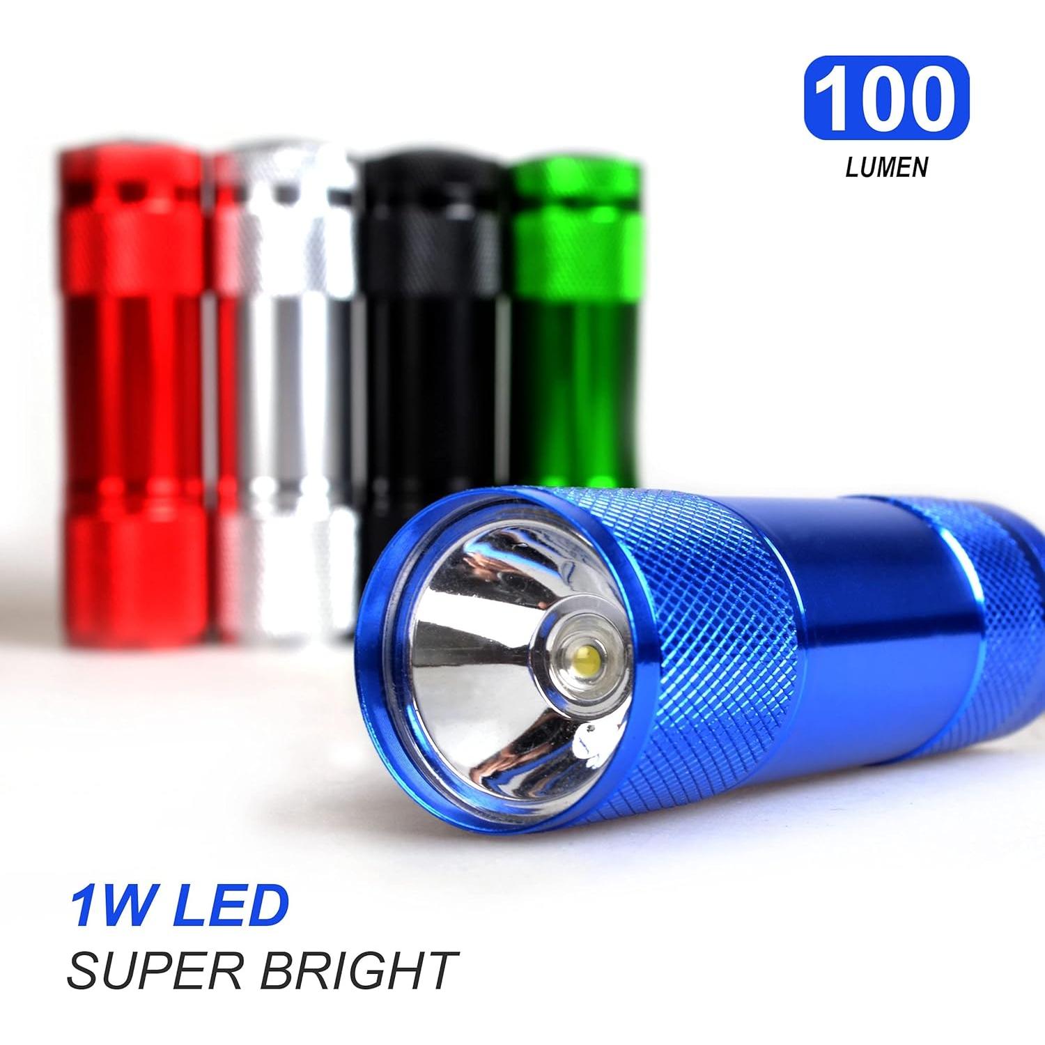 Juego de Linternas LED FASTPRO 20-Pack 100 Lúmenes Aluminio