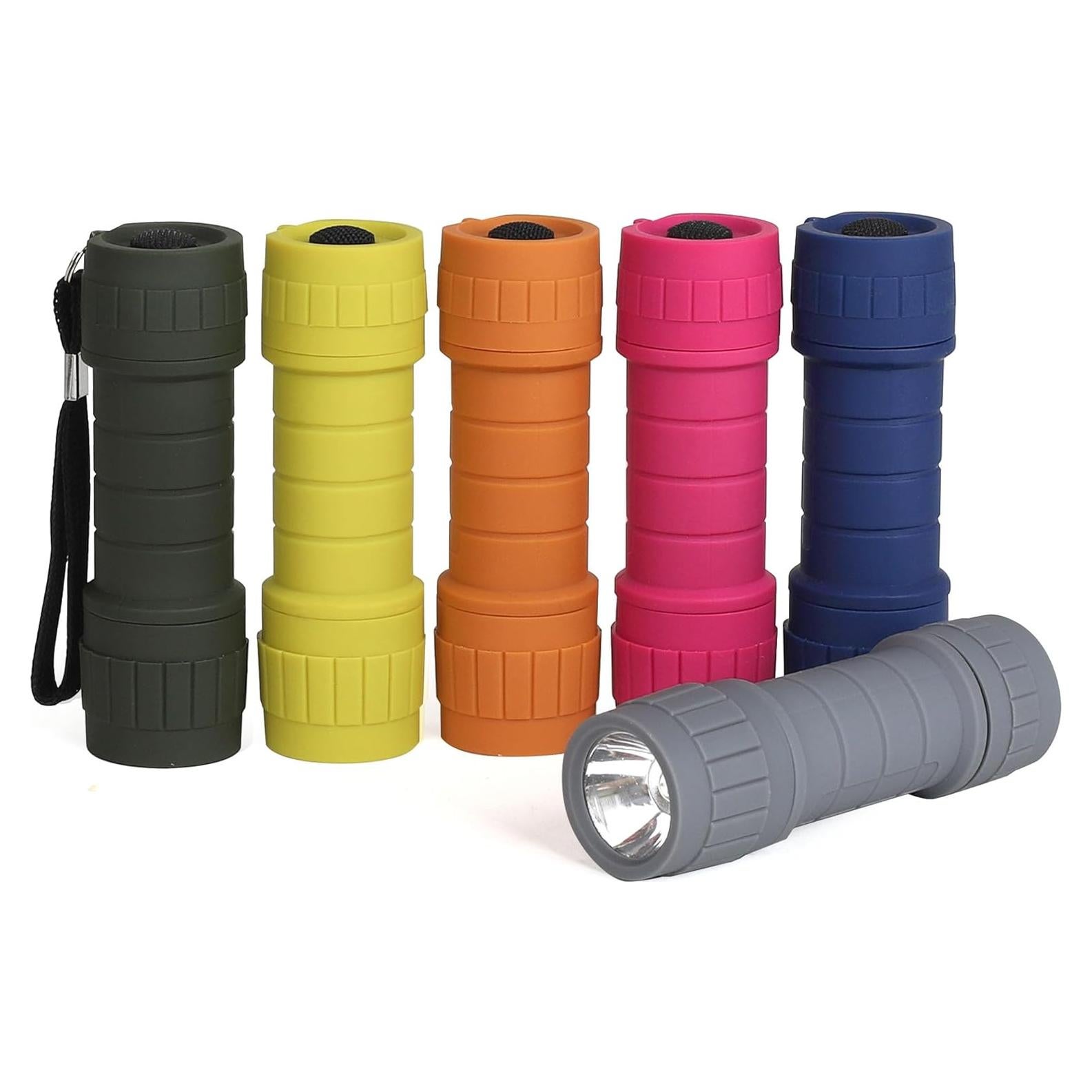 Juego de 6 Linternas LED SEAMAGIC 100 Lúmenes con Baterías