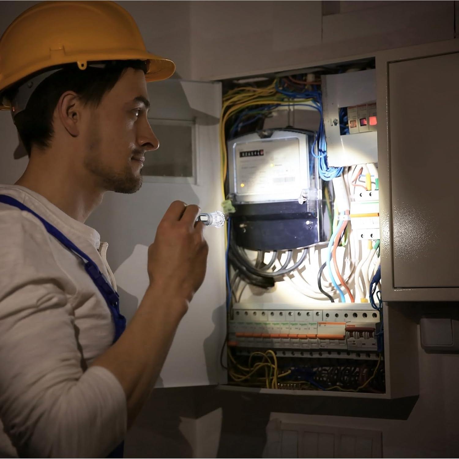 50 Mini Linternas Llaveros Jexine LED Portátiles Negras