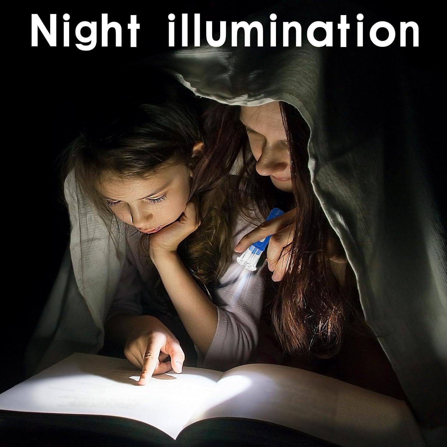 Paquete de 50 Linternas LED Compactas CENNSIOQP para Emergencias