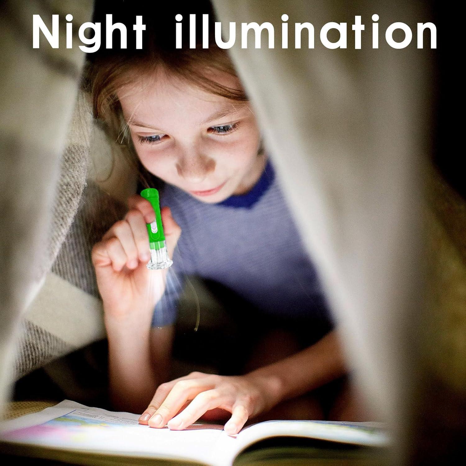 Paquete de 50 Linternas LED Compactas CENNSIOQP para Emergencias