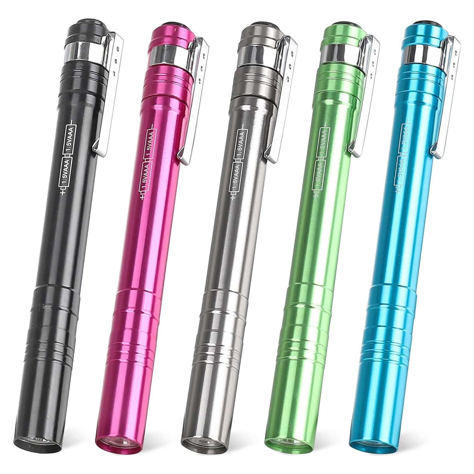 Juego de 5 Linternas LED SEAMAGIC con 10 Baterías AAA Incluidas