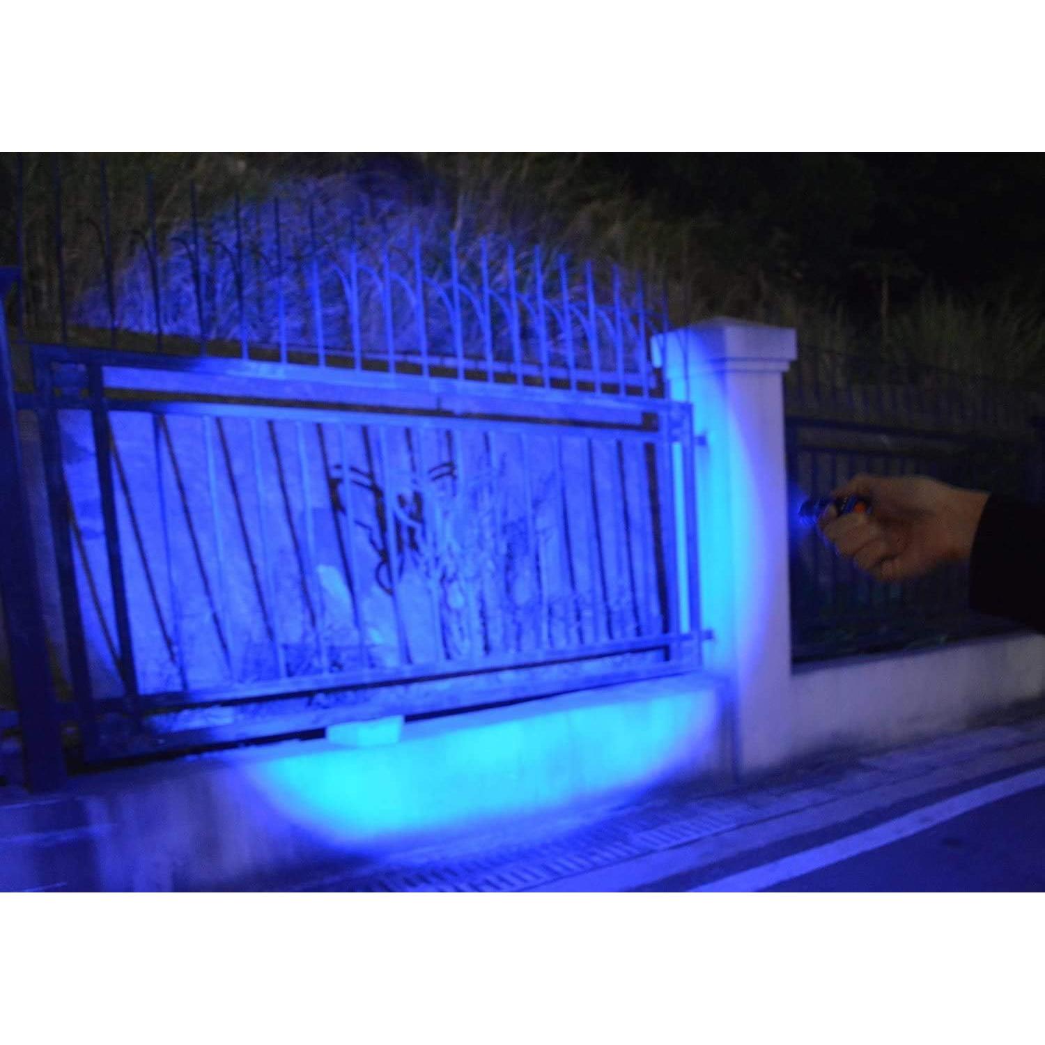 Paquete de 3 Linternas LED MVIOCS 200 Lúmenes Rojo Verde Azul