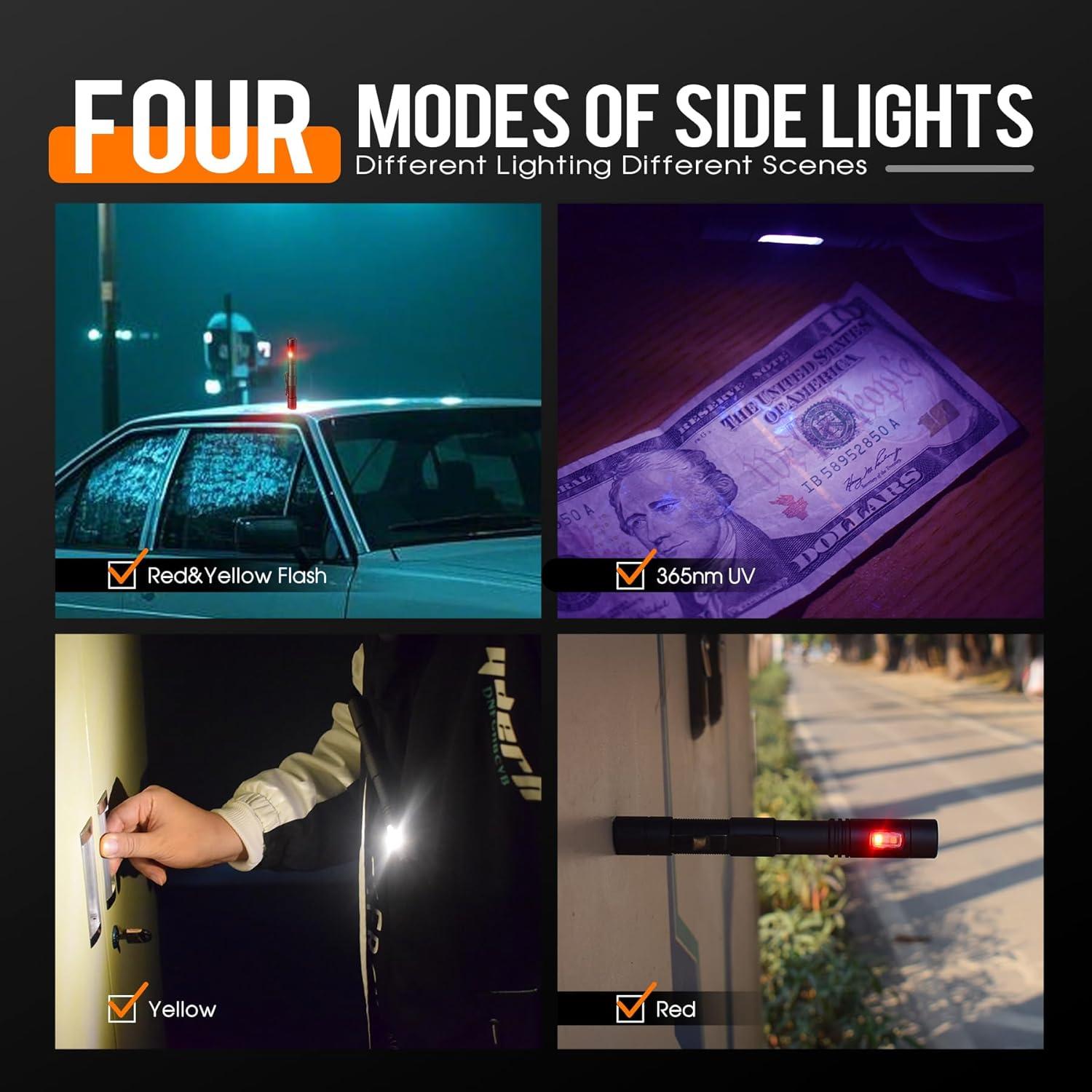 Linterna Táctica Recargable TUNENGE S22 1200 Lúmenes EDC