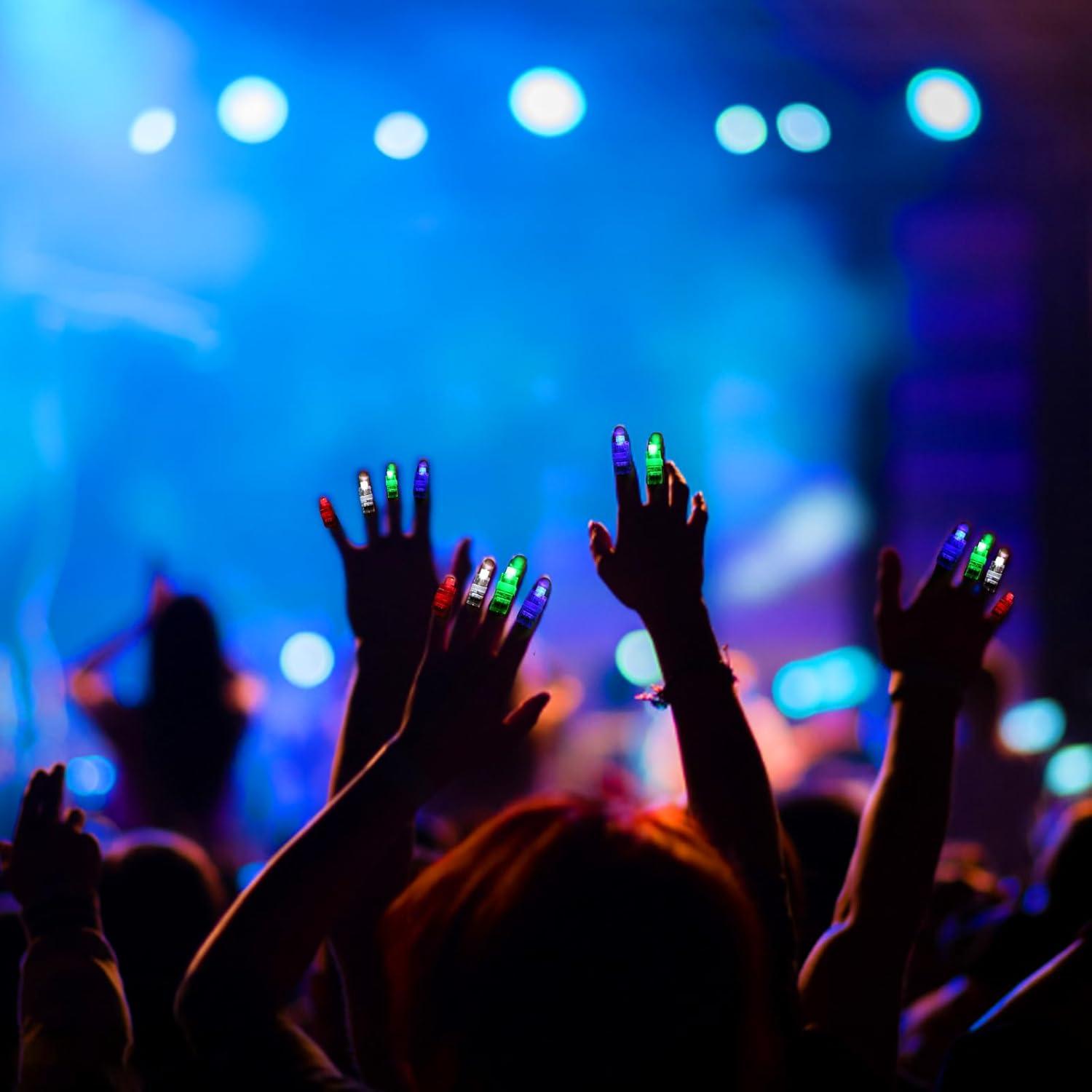 60 Luces LED para Dedos VETE - Mini Linternas Brillantes