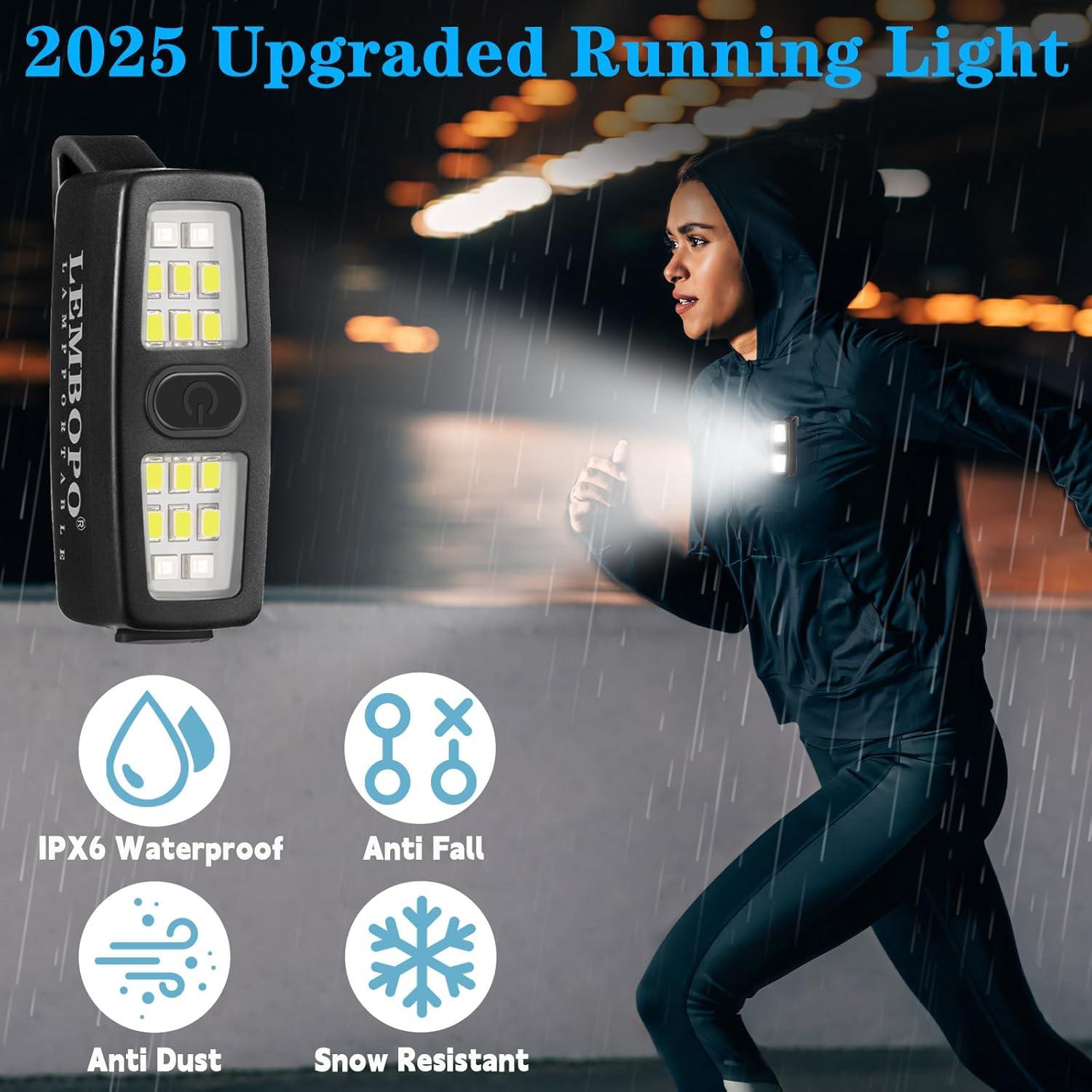 Linterna Recargable EDC Lembopo 600 Lúmenes Negra