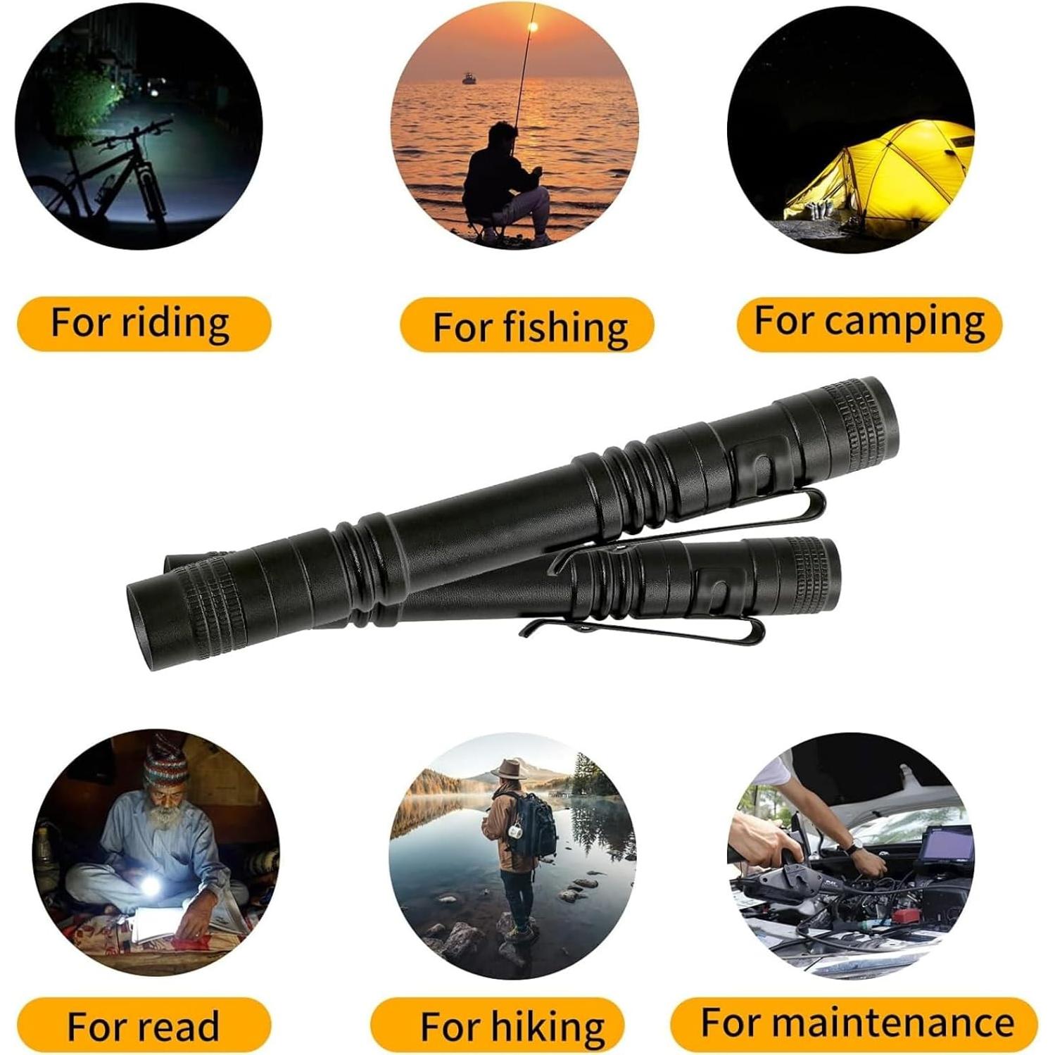 Linterna de bolígrafo Kemaily 150 lúmenes portátil impermeable