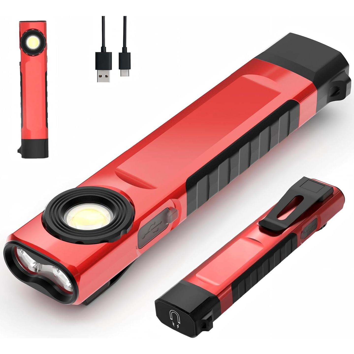 Linterna Recargable Anhay EDC 1200 Lúmenes USB-C Impermeable